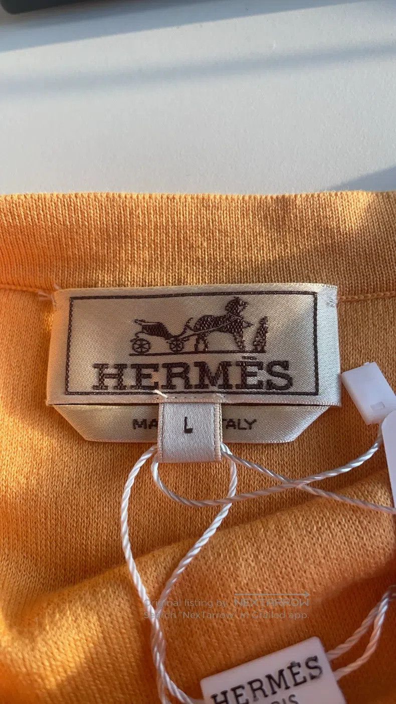 Hermes Hermes Knit T-Shirt Size L / US 10 / IT 46 - 3 Thumbnail