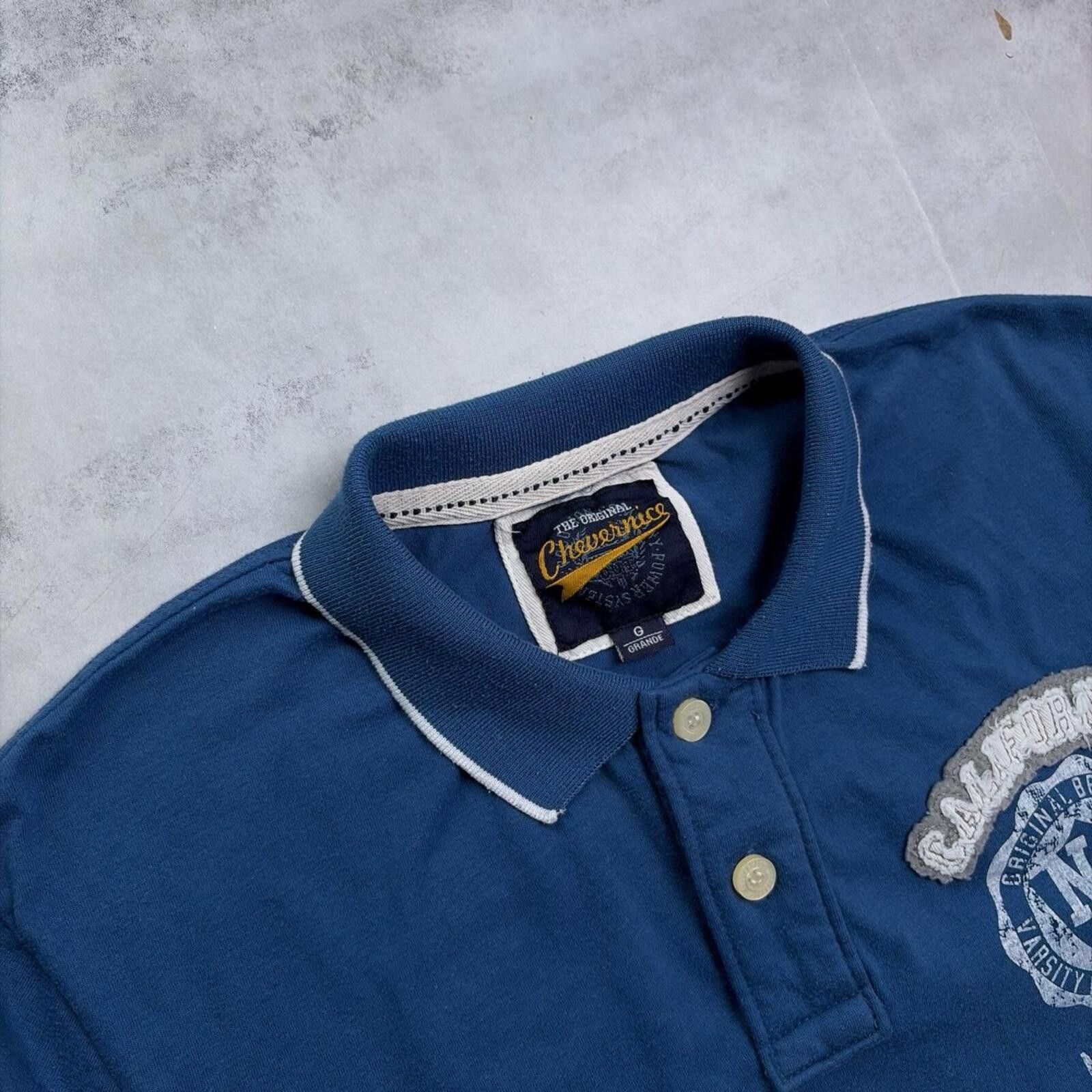Other Y2K Blue Surf Grunge New York Polo Shirt Size US L / EU 52-54 / 3 - 5 Thumbnail