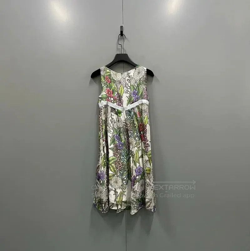 Max Mara MaxMara Summer Multi-color Cotton Dress . Size XXS / US 00 / IT 34 - 2 Thumbnail