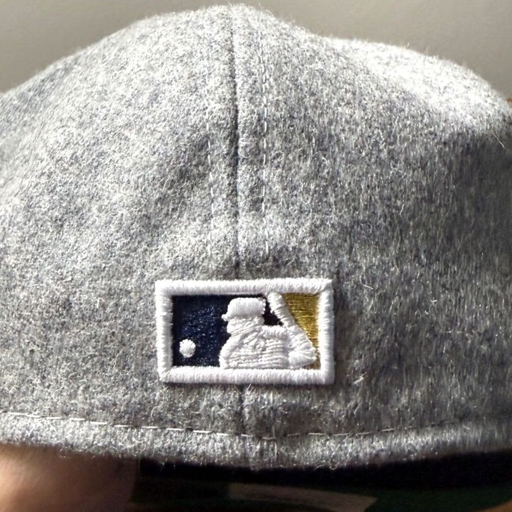 New Era New Era Houston Astros Fitted Hat Mens 7 1/2 Gray 35th Anniversary Wool 59FIFTY Size ONE SIZE - 7 Thumbnail
