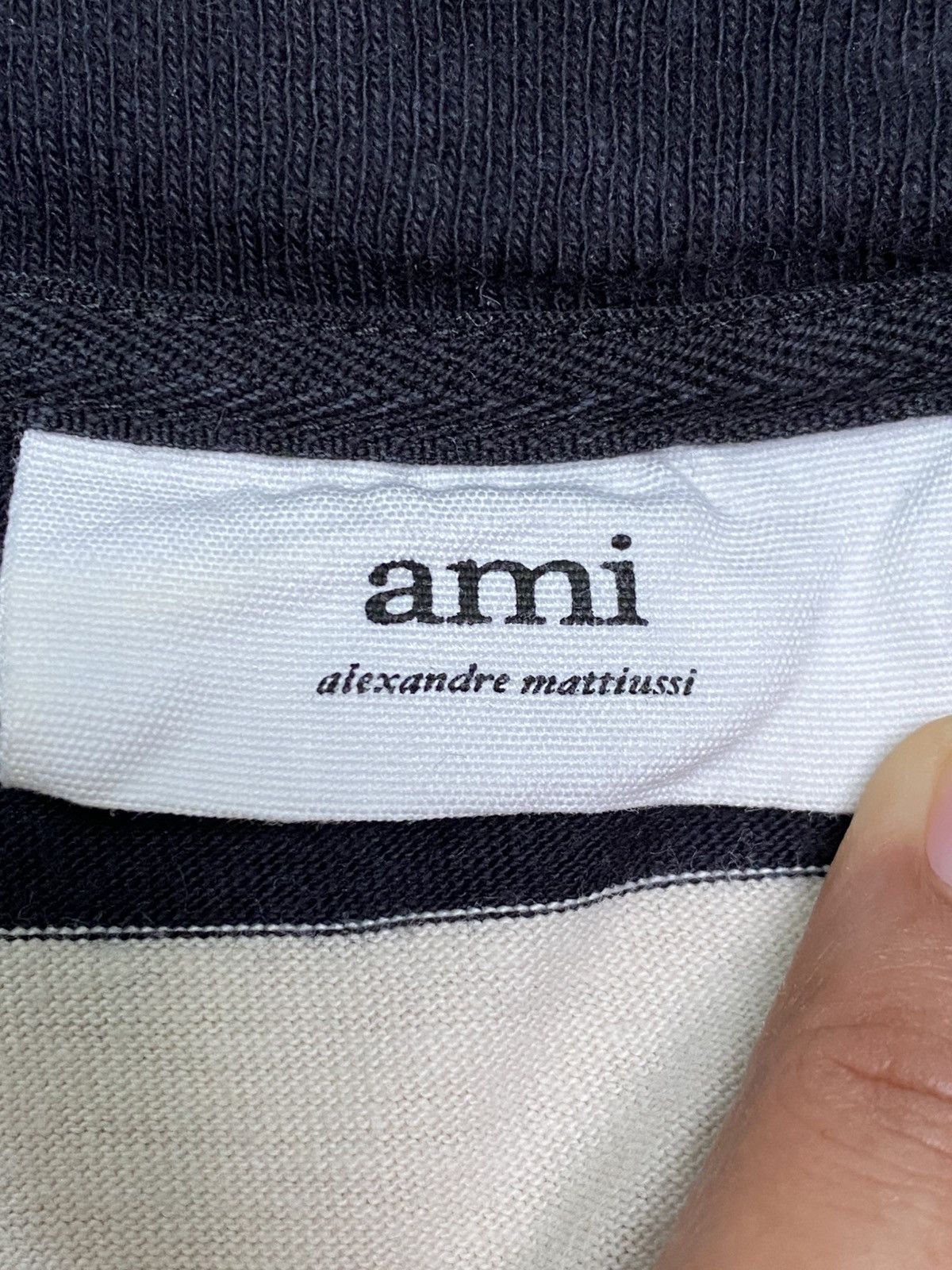 AMI Ami alexandre mattiussi stripe longslevve tshirt Size US L / EU 52-54 / 3 - 4 Thumbnail