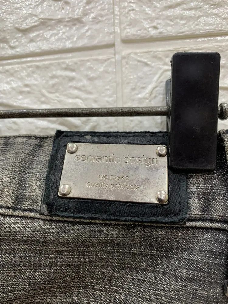 Japanese Brand Semantic design studded distressed jeans Size US 32 / EU 48 - 13 Thumbnail