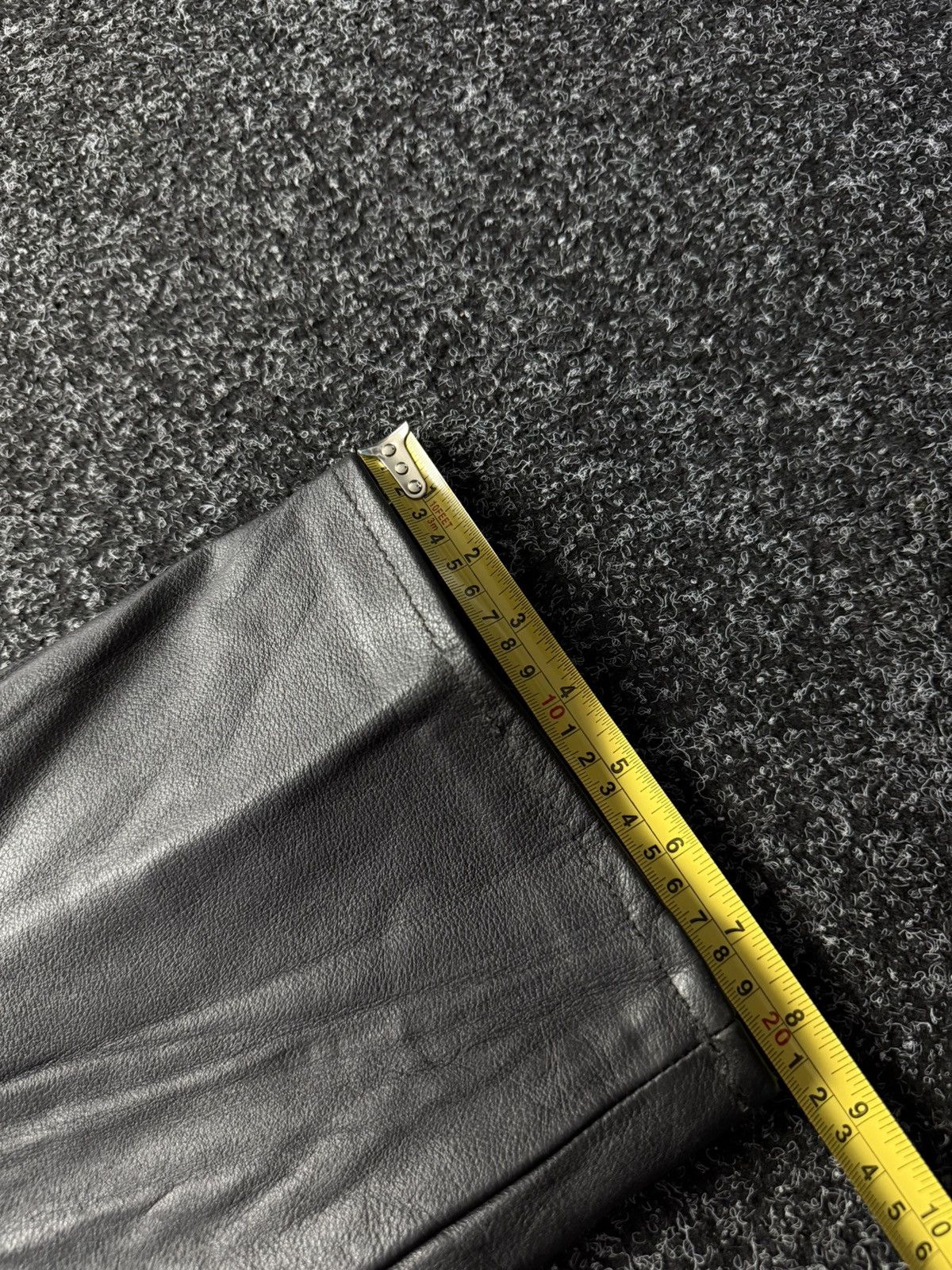Leather Y2K Vintage Leather Pants Opium Style Alt Biker USA Rare Size US 37 - 21 Thumbnail