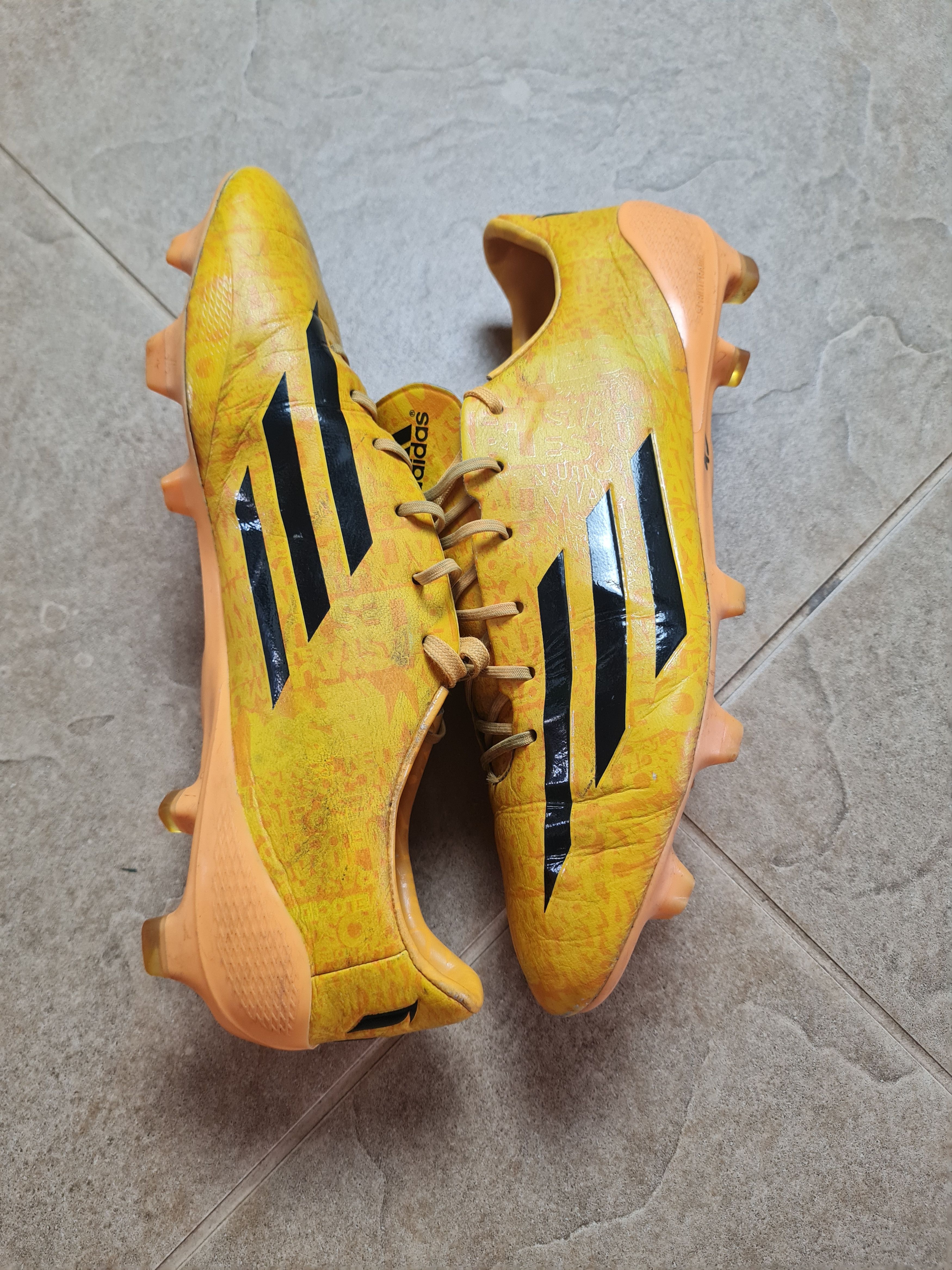Adidas Adidas F50 adiZero TRX FG Soccer Cleats Solid Gold Messi Size US 9.5 / EU 42-43 - 23 Thumbnail
