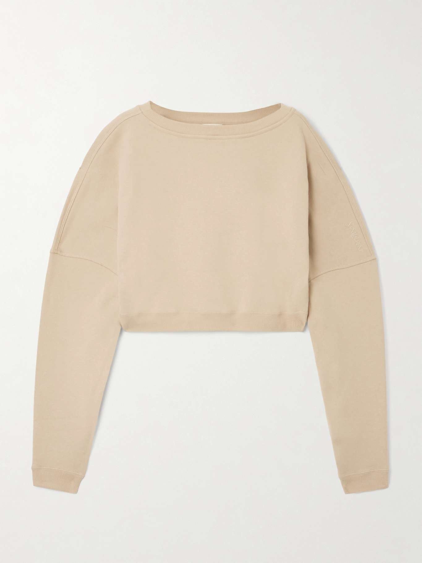 o1s1wg110825 770879 Cropped Sweatshirt in Ivory