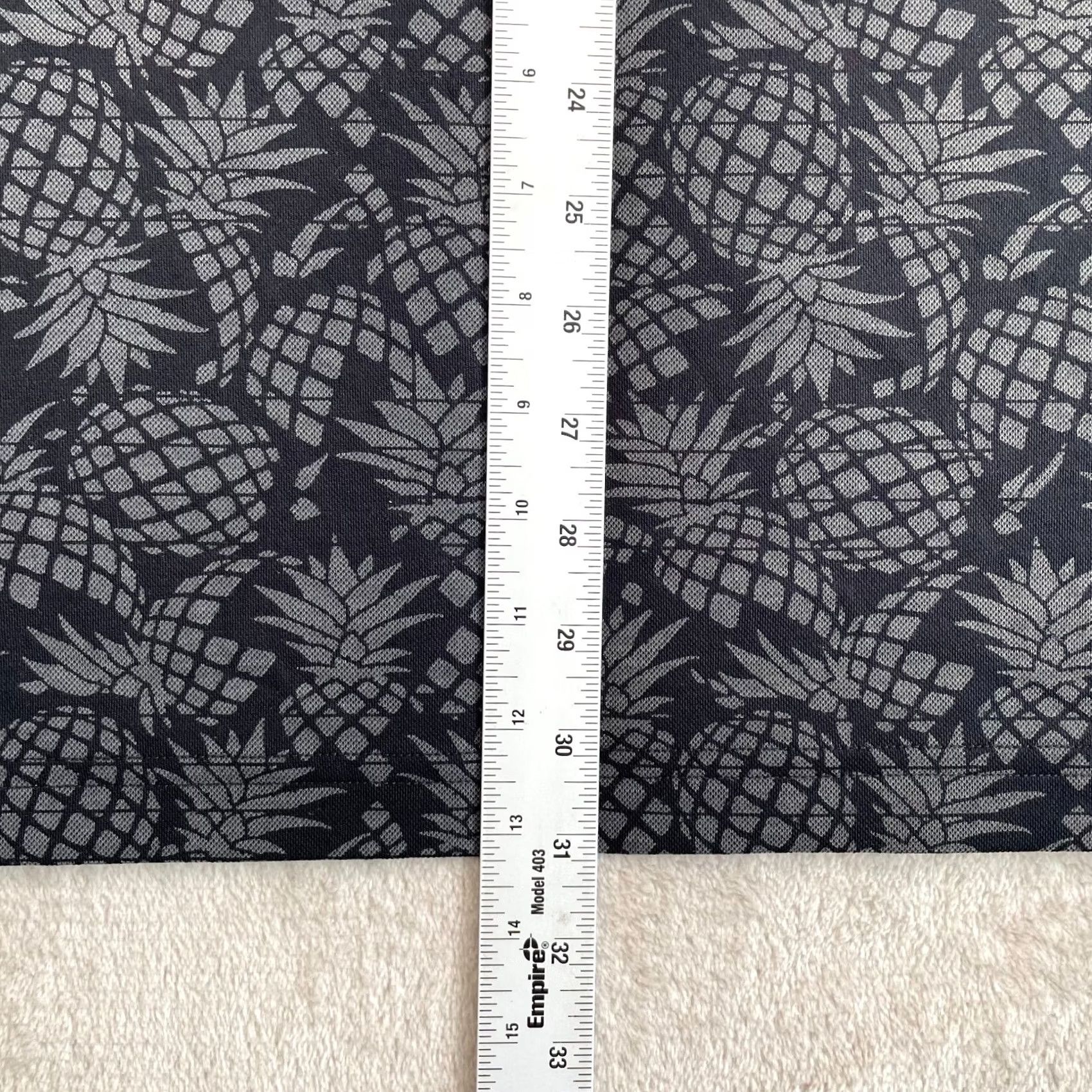 TravisMathew Travis Mathew Shirt Mens 2XL Black Off The Cape Golf Polo Men Pineapples AOP NWOT Size US XXL / EU 58 / 5 - 6 Thumbnail