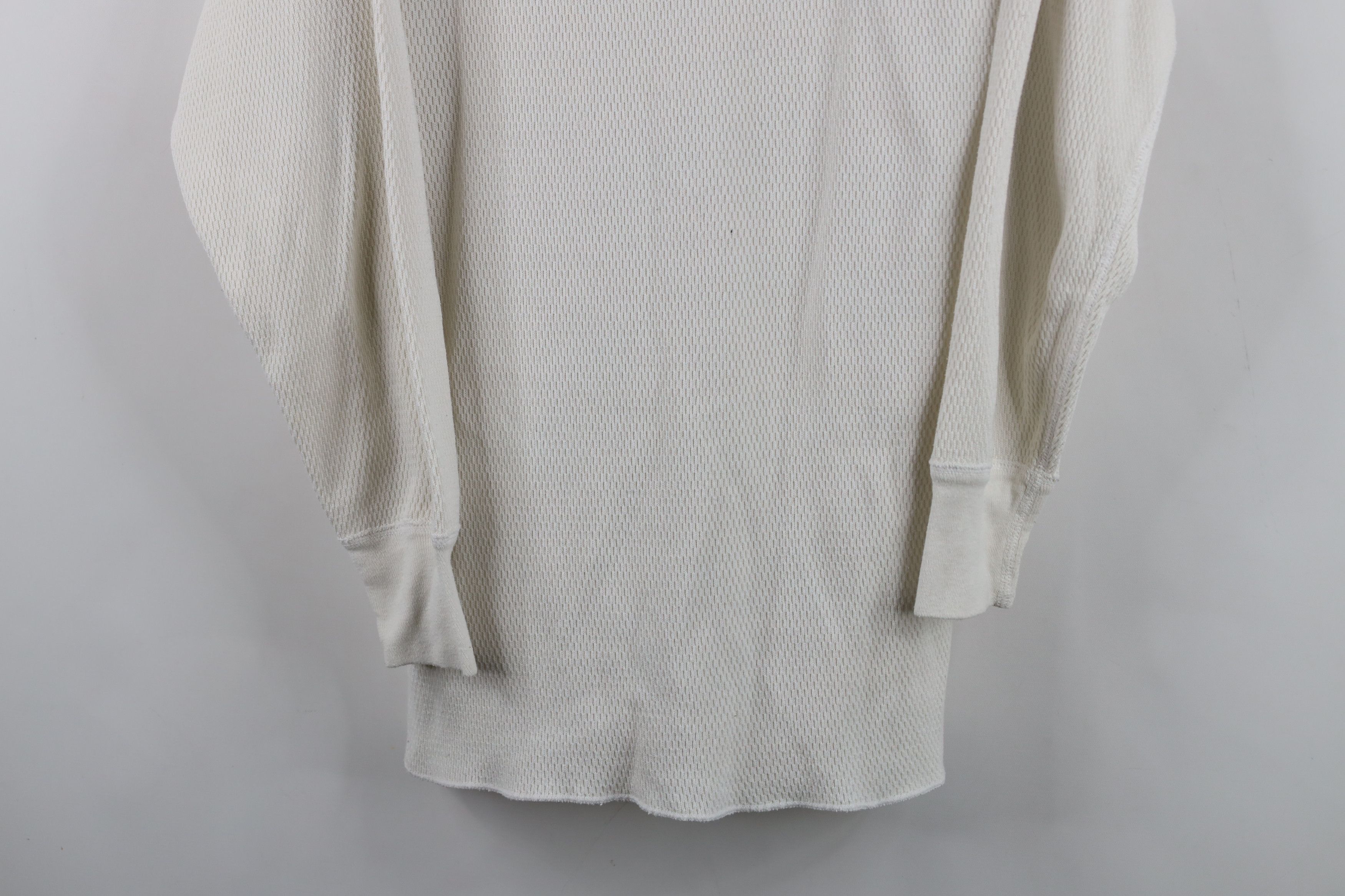 Vintage Vintage 90s Streetwear Waffle Knit Long Sleeve T-Shirt USA Size US XL / EU 56 / 4 - 3 Thumbnail