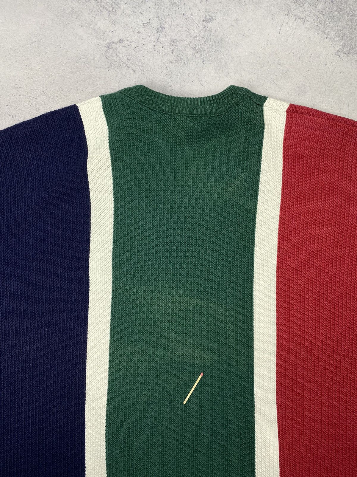 Lacoste Lacoste Stripped Designer Knitted Jumper Sweater Vintage 90s Size US L / EU 52-54 / 3 - 10 Thumbnail