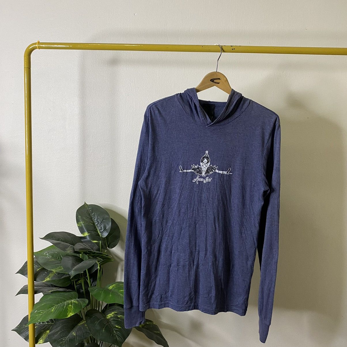 Designer × Vintage 1990s Anna Sui Hooded LS Tee Made in USA Size US S / EU 44-46 / 1 - 1 Thumbnail