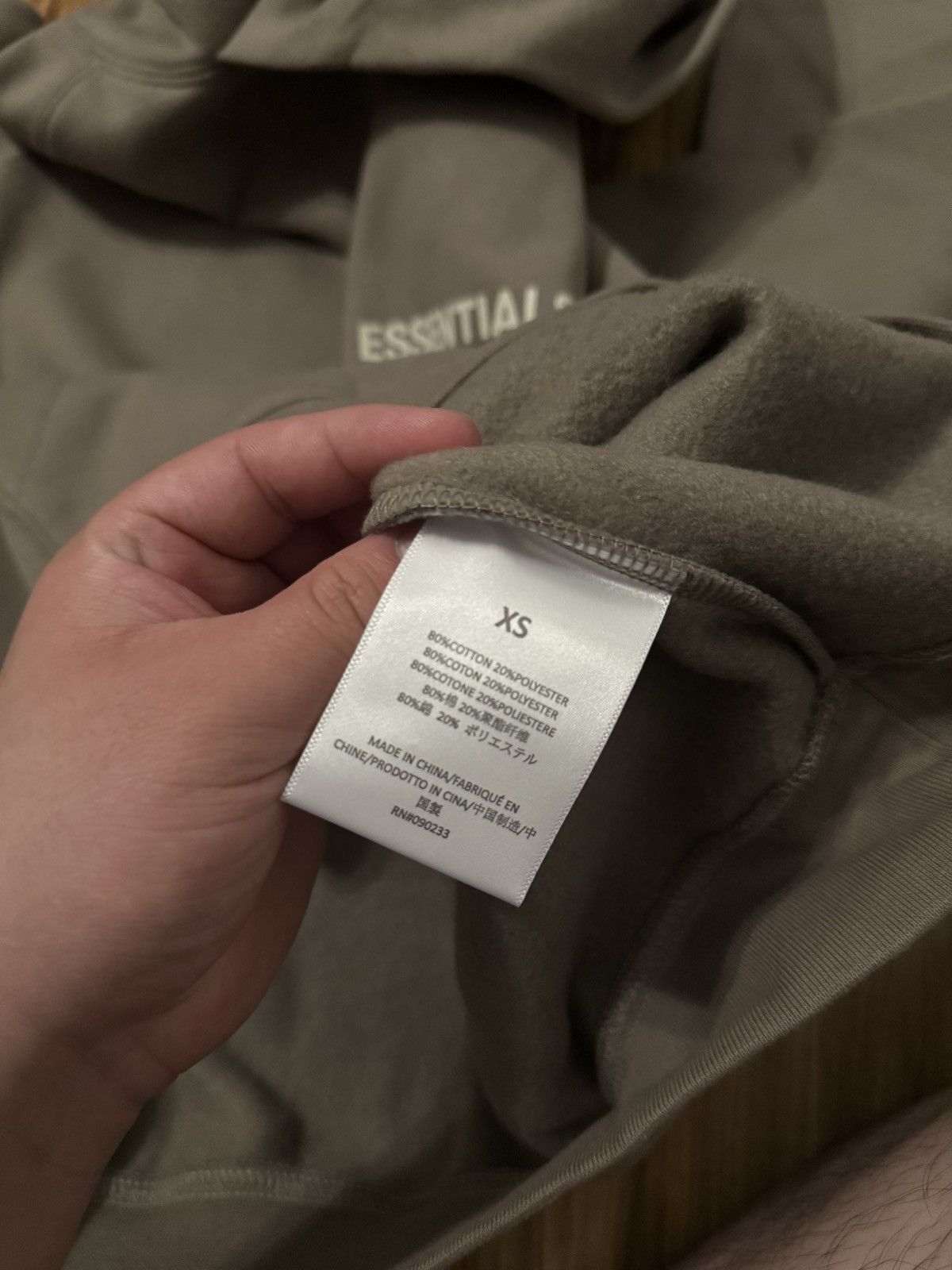 Fear of God Essentials Fear Of God “Desert Taupe hoodie” XS Size US XS / EU 42 / 0 - 5 Thumbnail