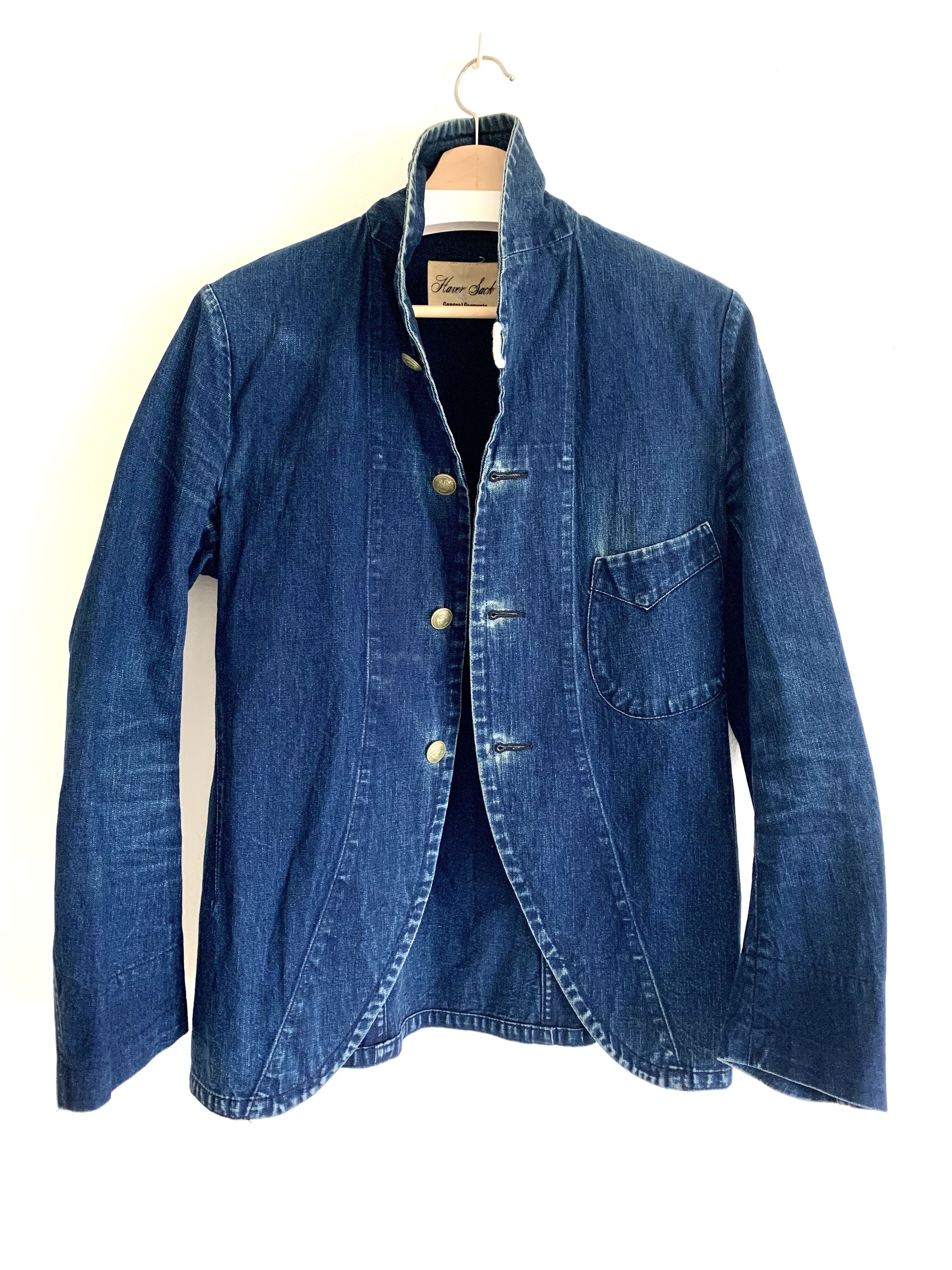 Haversack Japanese Indigo Denim blazer Size 38S - 1 Thumbnail