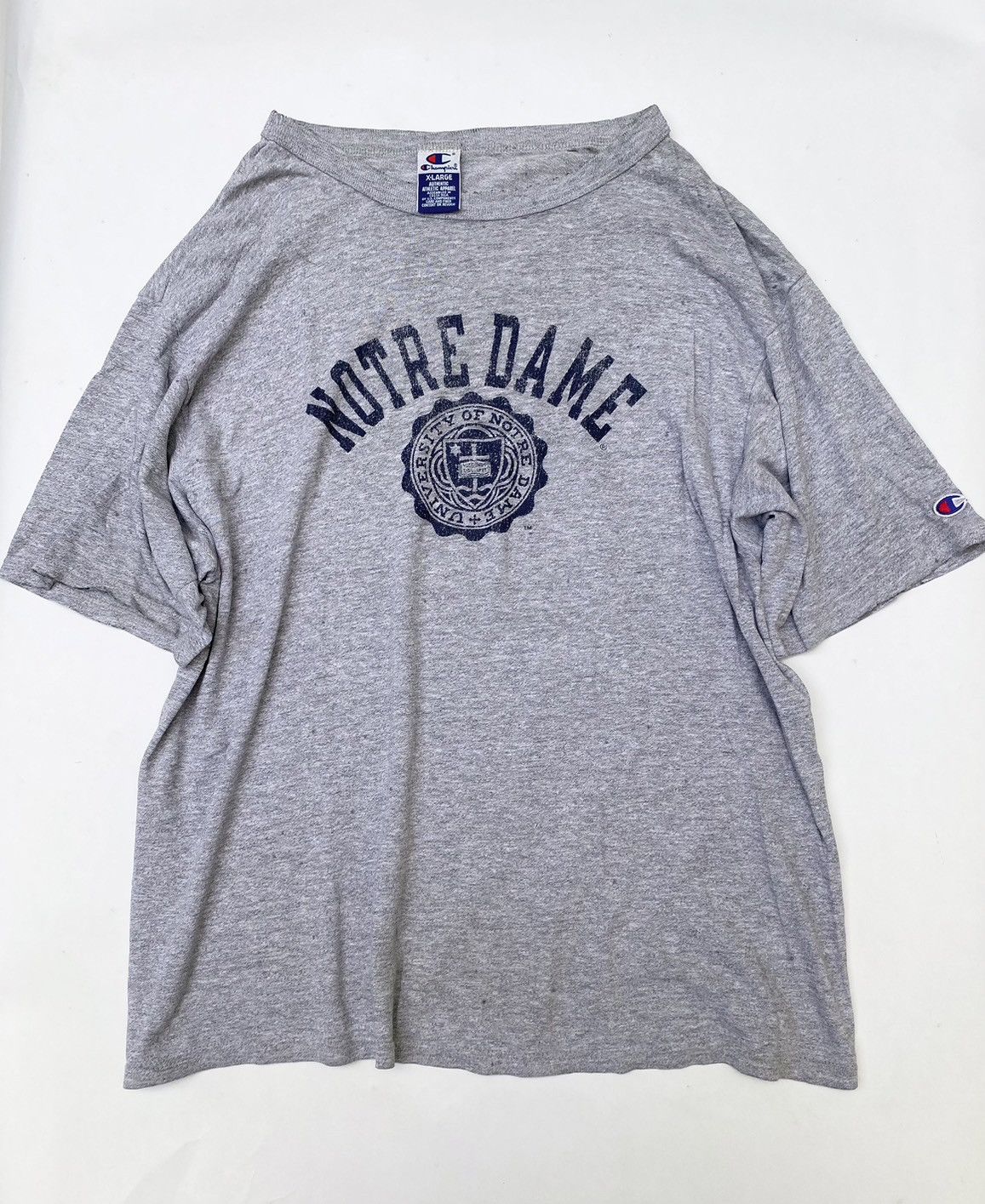 Champion × Vintage Vintage Champion Notre Dame Tee Size US XL / EU 56 / 4 - 1 Thumbnail