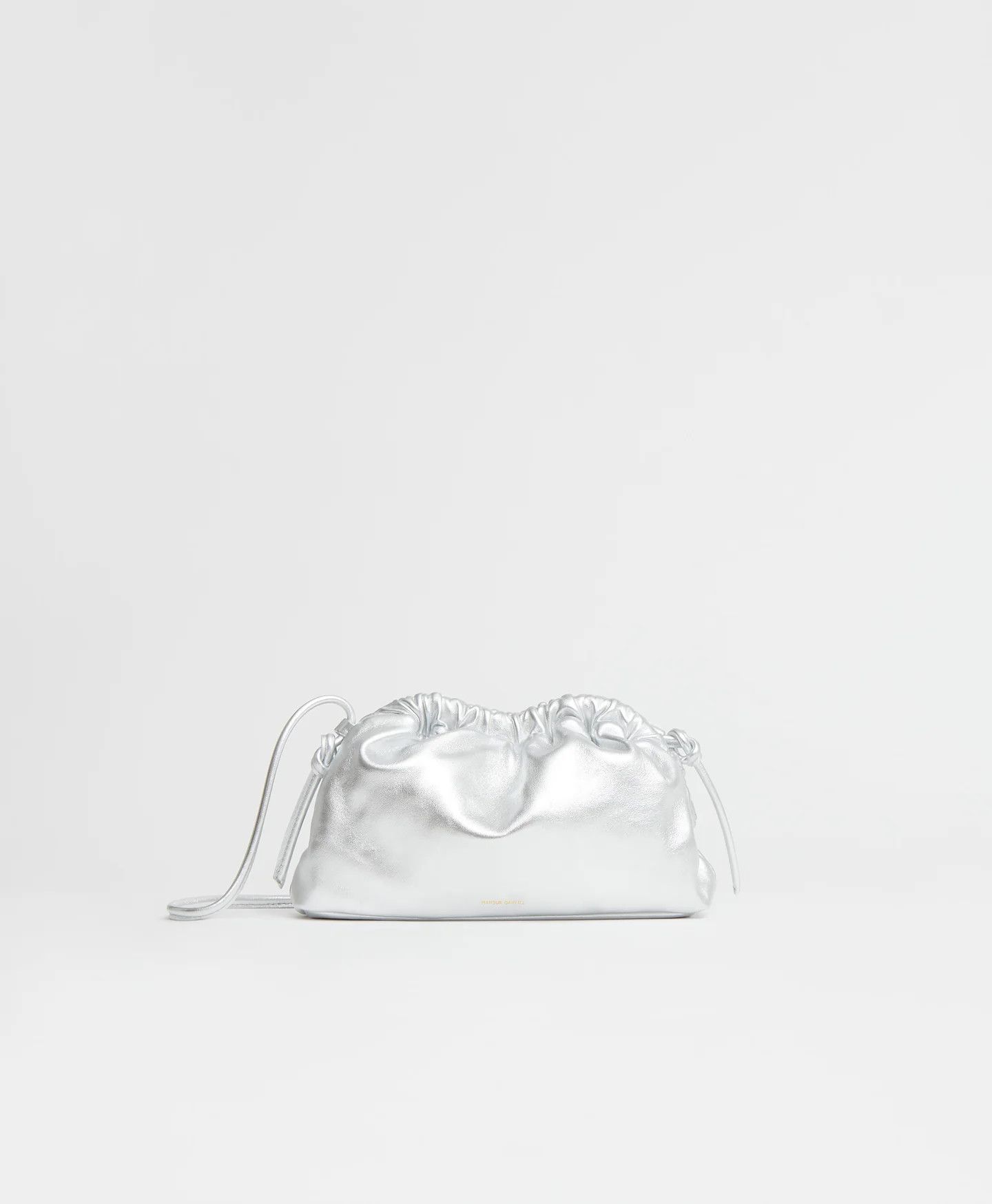 Mansur Gavriel os11x0126 Size: OS / Mini Cloud Clutch in Silver Size ONE SIZE - 1 Thumbnail