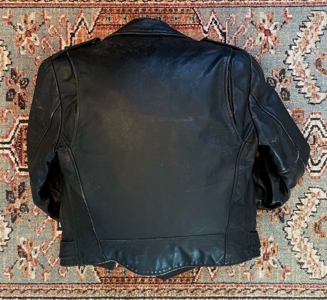 Other Street Legal Vintage 90s unisex Motorcycle Leather Jacket Size US S / EU 44-46 / 1 - 3 Thumbnail