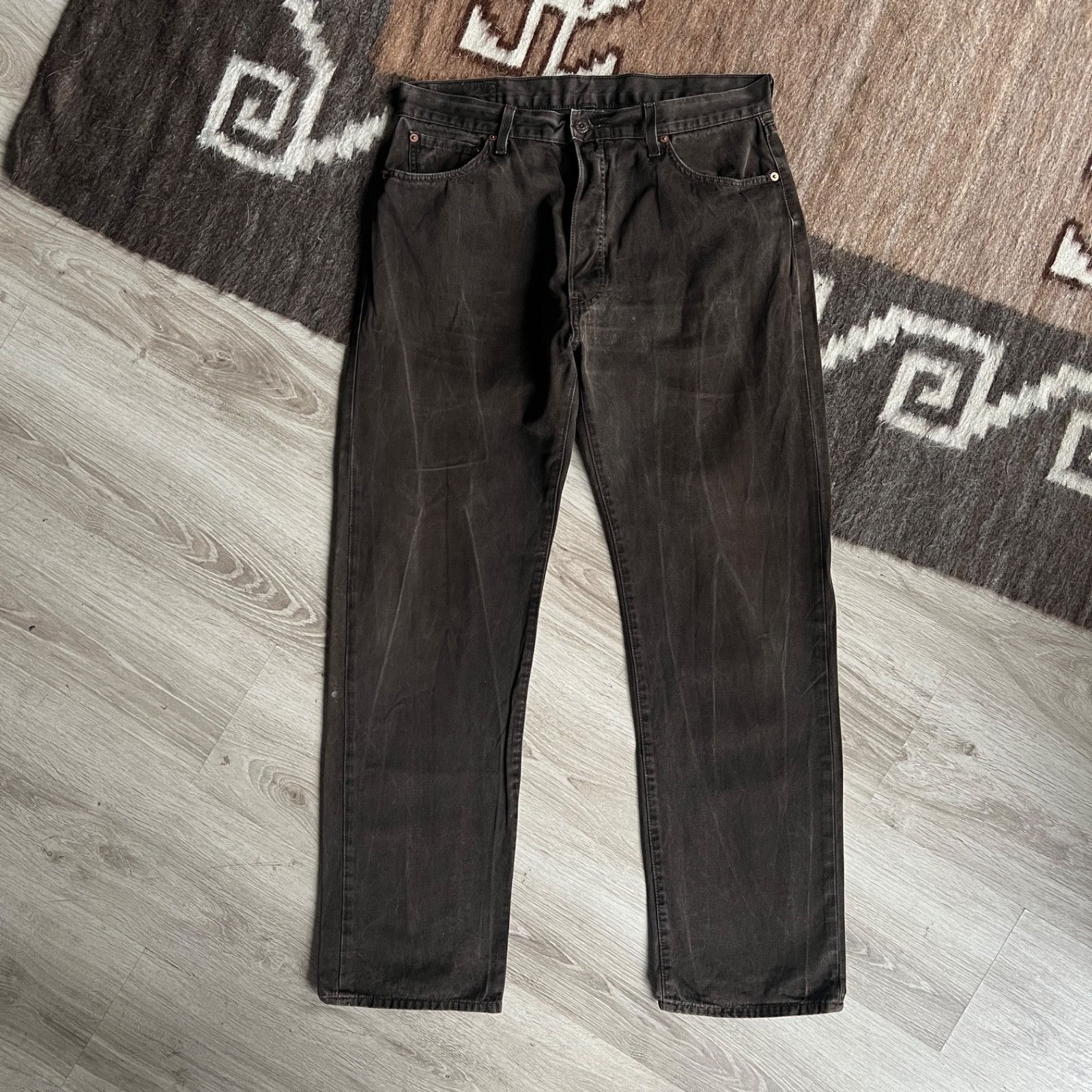 Levi's Levi’s 551 White Tab Vintage Cotton Pants Jeans 9821AC Size US 35 - 3 Thumbnail