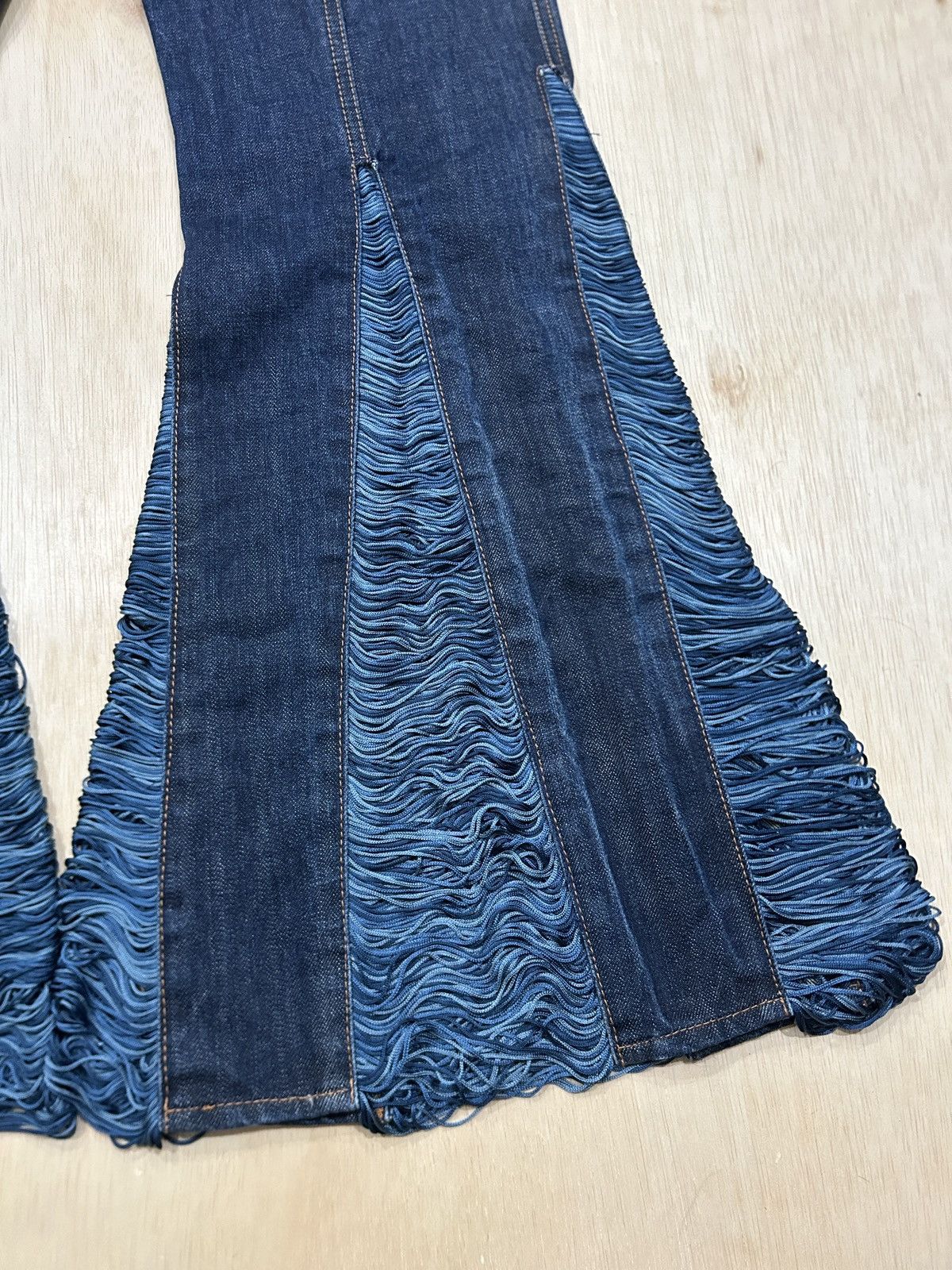 Designer × Jean Paul Gaultier Jean Paul Gaultier ‘Fringed’ JPG Flared Jeans Size 30" / US 8 / IT 44 - 7 Thumbnail