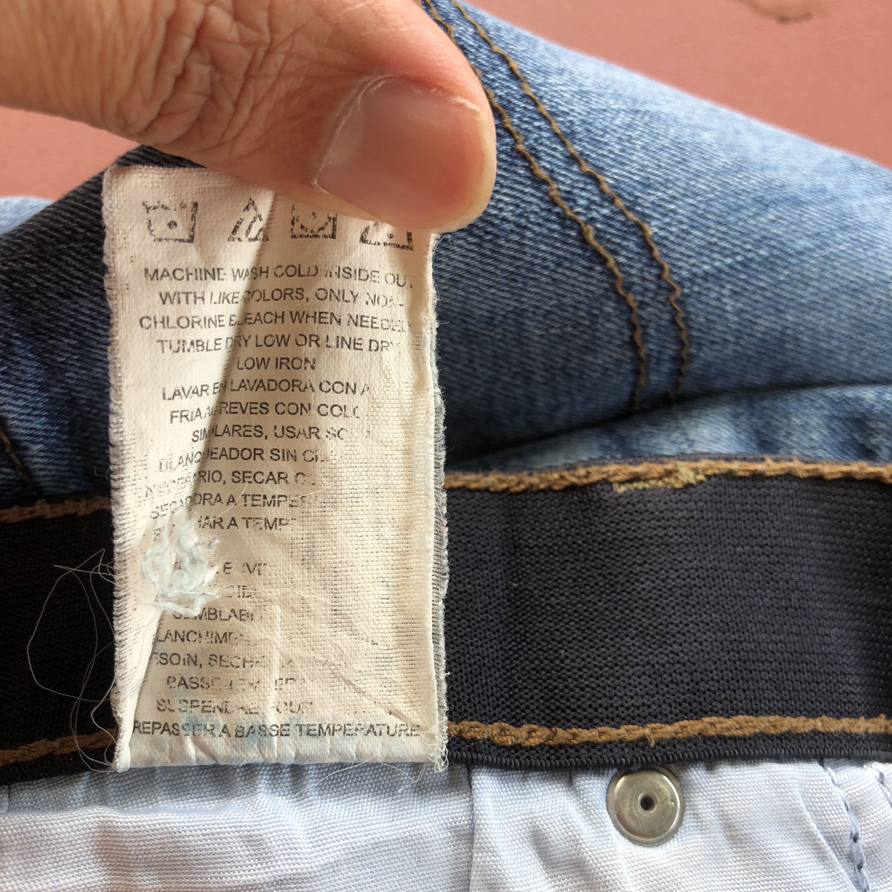 Lee Vintage Lee Baggy Sun Faded Jeans Lee Rider Denim Pants Size US 42 / EU 58 - 9 Thumbnail