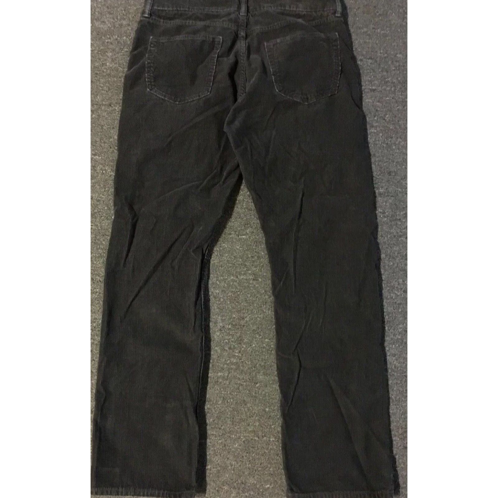 Banana Republic Banana Republic Corduroy Pants 34/32 Black Vtg 90s Nautical Sailing Hiking Mens Chino Flat Front Corduroy 90s Ban Rep Mens Size US 34 / EU 50 - 2 Thumbnail