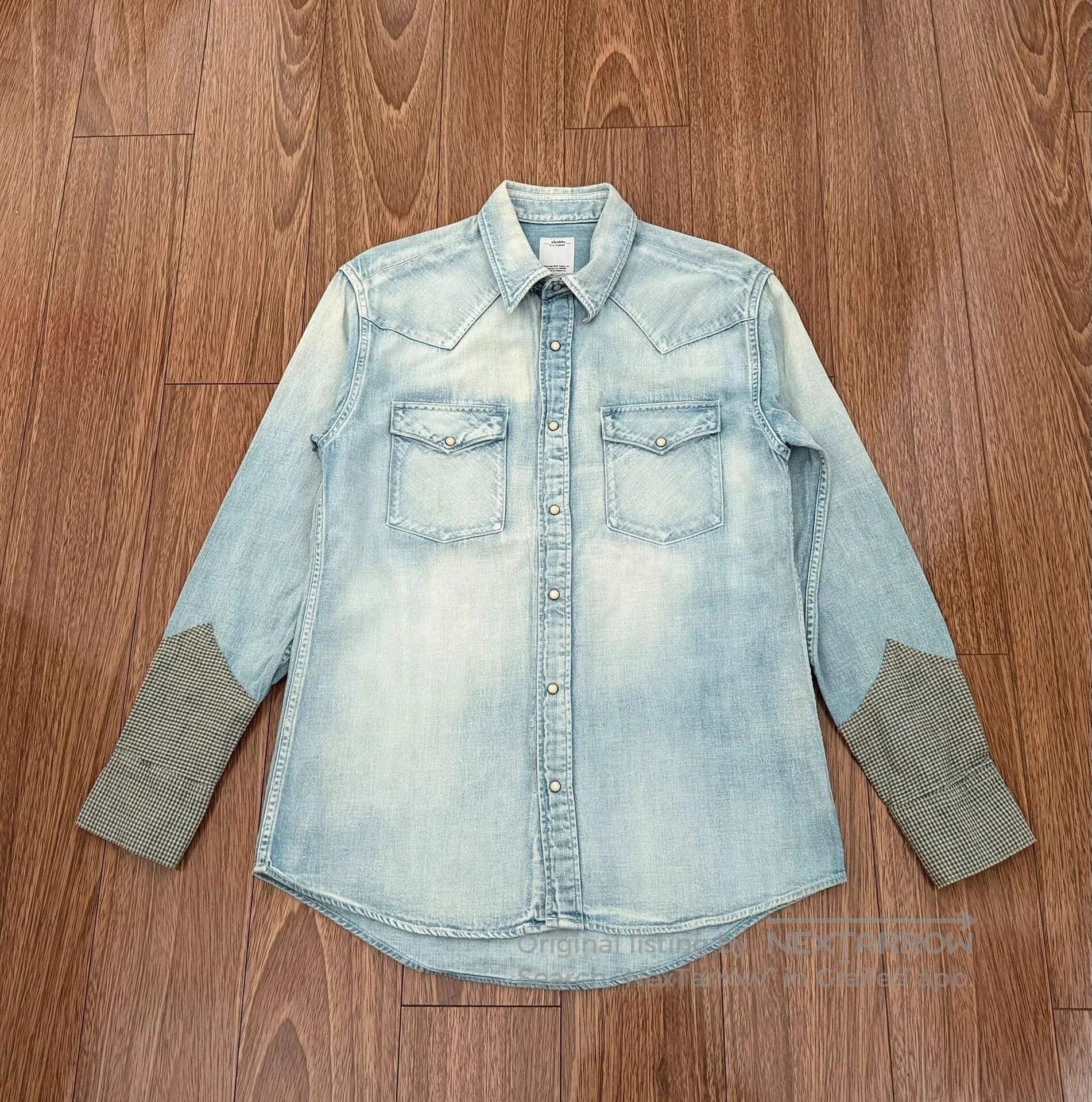 Visvim visvim SOCIAL SCULPTURE SHIRT DMGD 3 | Grailed