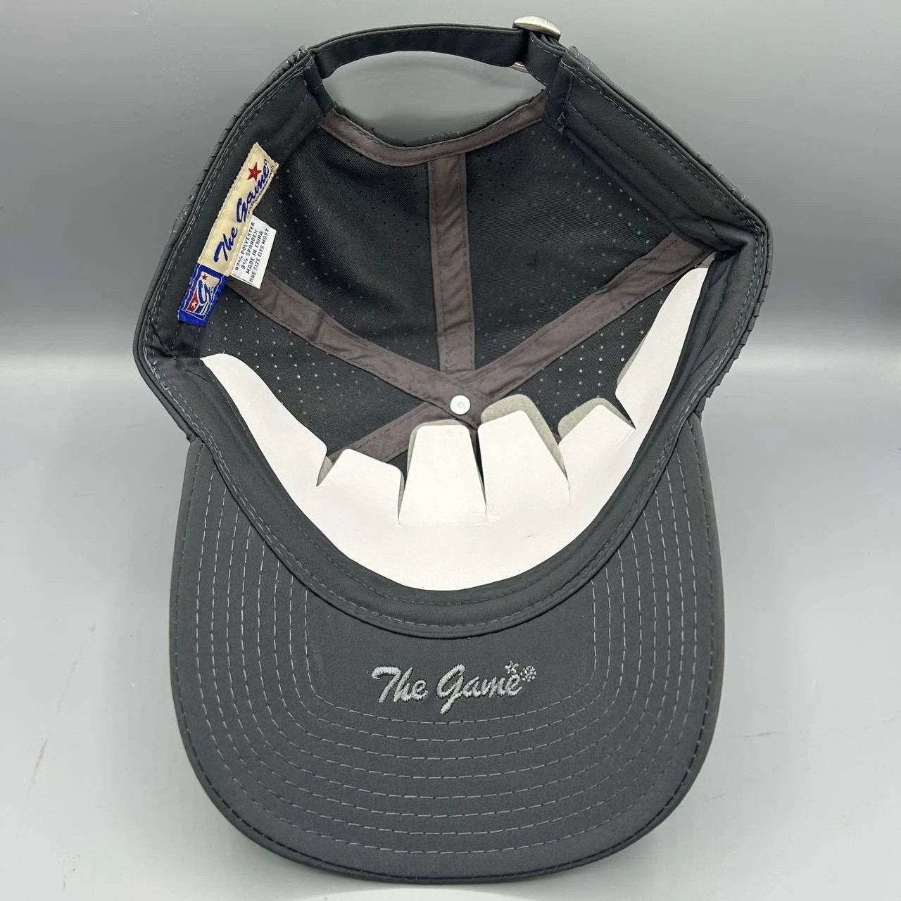 The Game Vintage Denver Rocky Mountains Hat Men Gray Strap Back Cap Size ONE SIZE - 2 Thumbnail