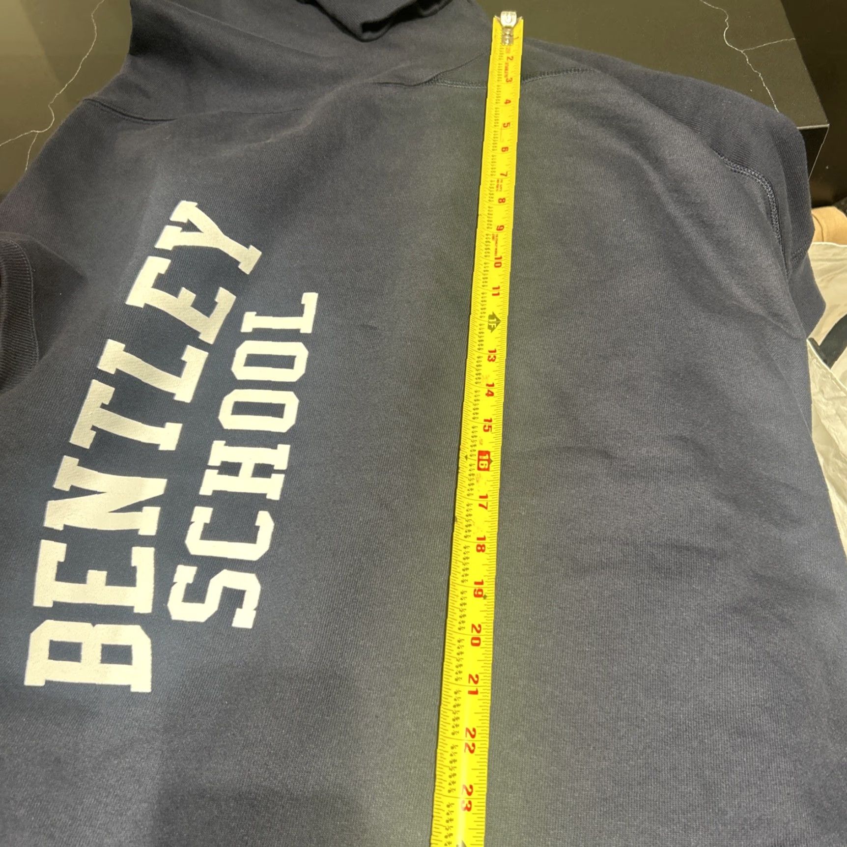 Champion VINTAGE Champion Sweatshirt 3XL Blue Bentley University Reversible Reverse Weave Warmup Pullover Men Crew Neck Long Sleeve Sweatshirt Size US XXL / EU 58 / 5 - 6 Thumbnail