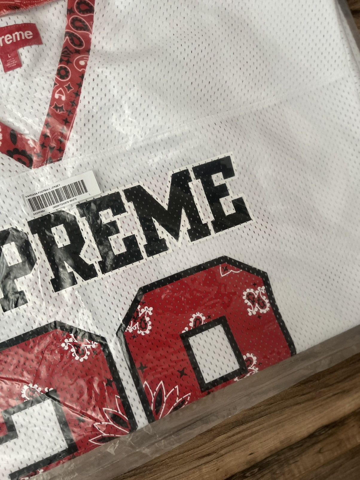 Supreme Supreme Bandana Football Jersey Size US L / EU 52-54 / 3 - 7 Thumbnail