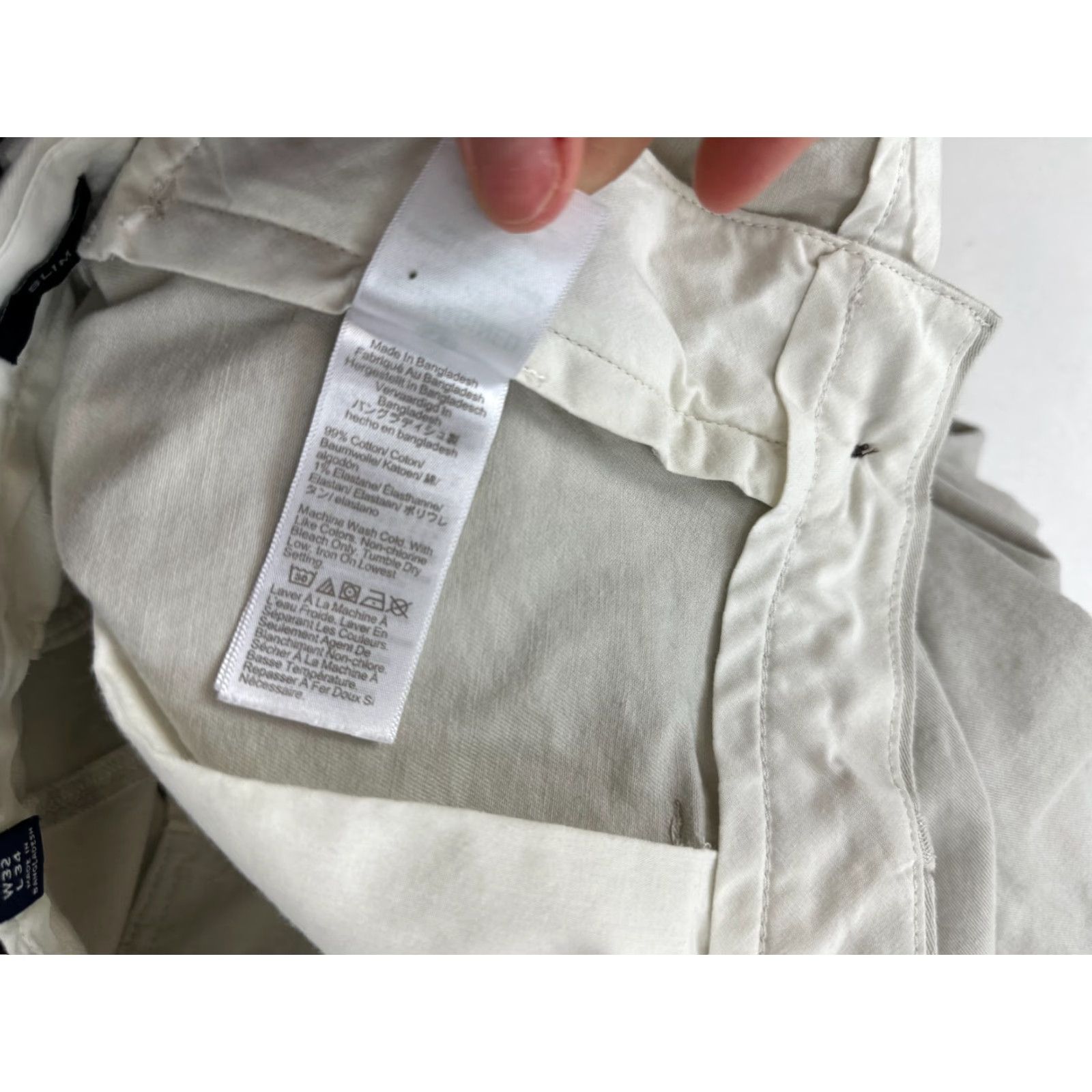 J.Crew J.Crew Pants Mens 32x34 Gray Slim Straight Leg Chino Slash Pocket Casual Button Closure Cotton Size US 32 / EU 48 - 6 Thumbnail