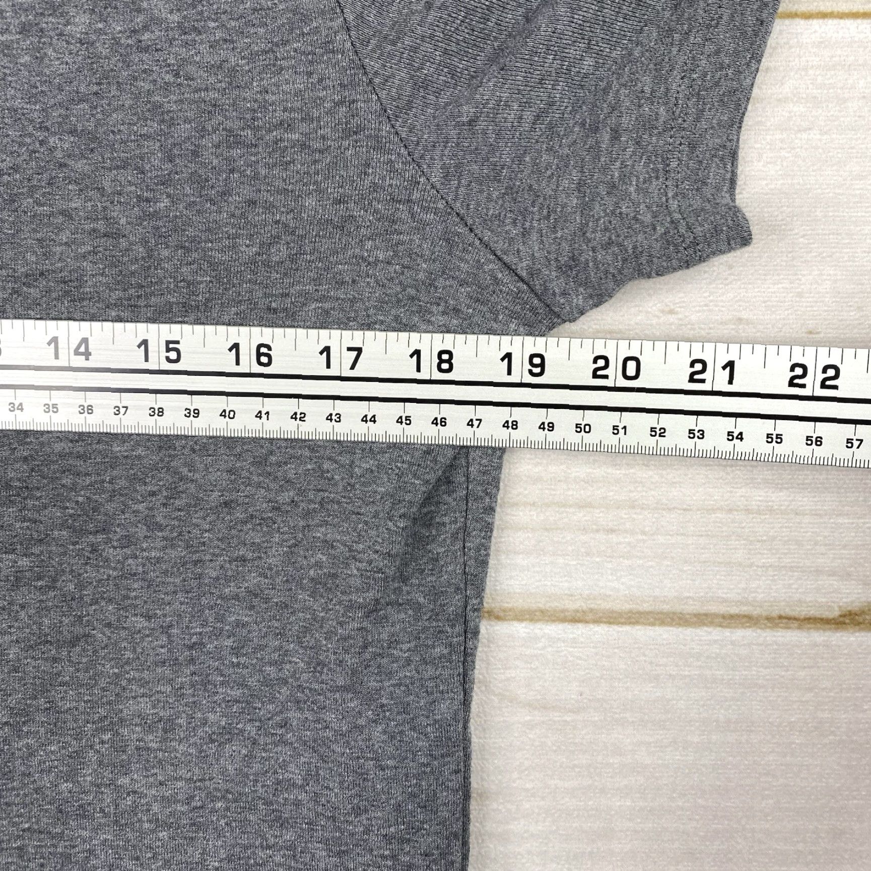 Eddie Bauer Eddie Bauer T-Shirt Womens XL Gray 100% Cotton Solid Short Sleeve Crew Neck Tops - Regular Size XL / US 12-14 / IT 48-50 - 4 Thumbnail