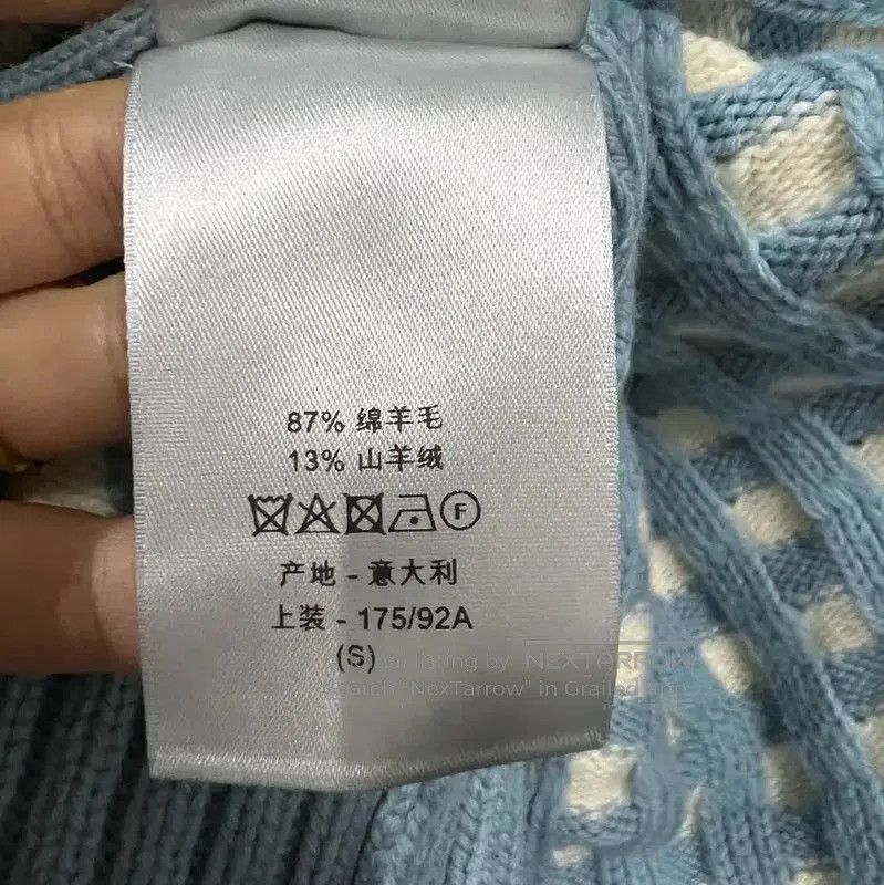 Dior Dior Blue Wool Long Sleeve Sweater . Size S / US 4 / IT 40 - 5 Thumbnail