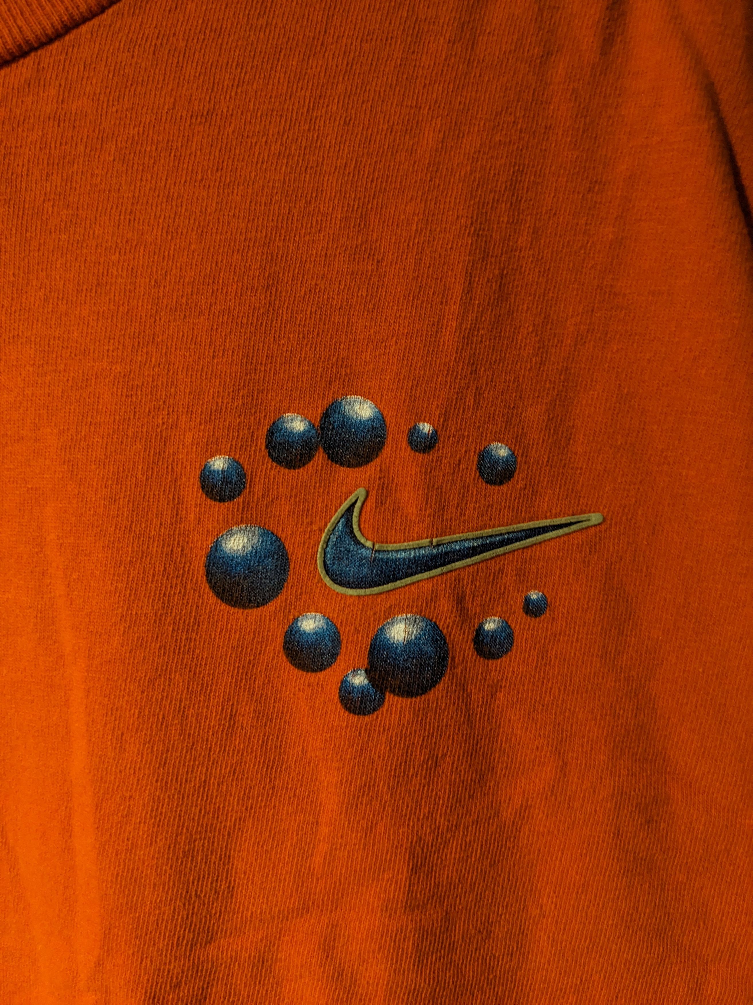 Nike × Vintage Vintage Y2K Nike Air Check Swoosh Youth Long-Sleeve T-Shirt Size US XL / EU 56 / 4 - 7 Thumbnail