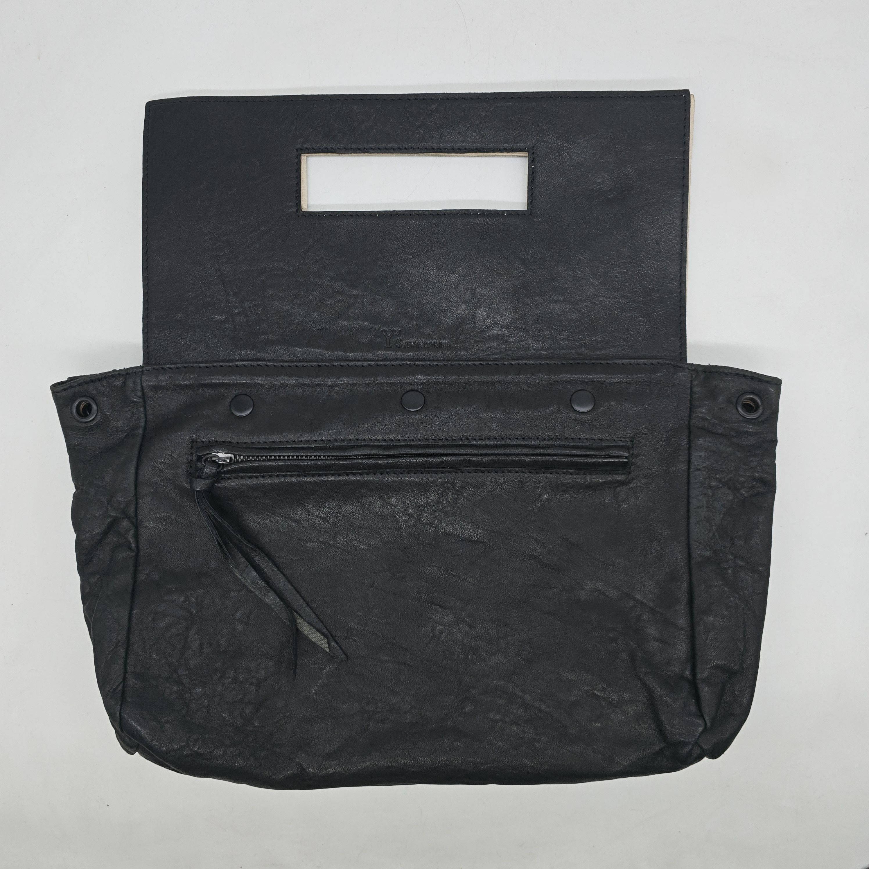 Yohji Yamamoto Y's Mandarina - 2-Way Leather Bag Size ONE SIZE - 9 Thumbnail