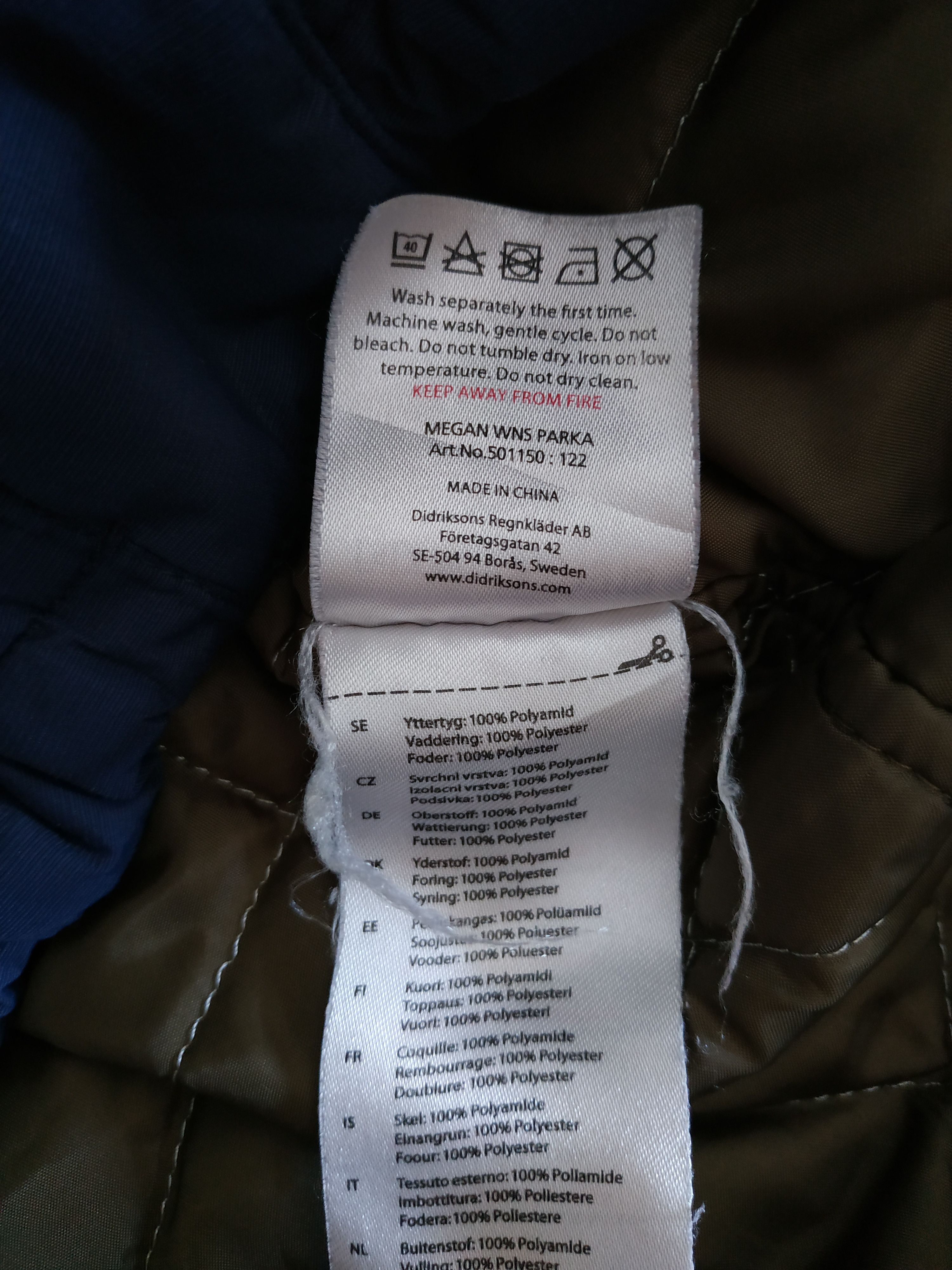 Other Didriksons Women's Waterproof Long Jacket/ Parka, s.36 (S) Size S / US 4 / IT 40 - 12 Thumbnail