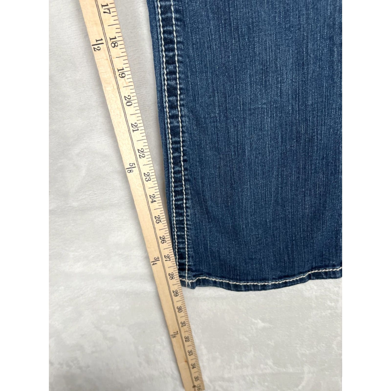 BKE BKE Jeans Womens 28 R Blue Sabrina Bootcut Contrast Stitch Flap Pockets Denim Size 28" / US 6 / IT 42 - 4 Thumbnail