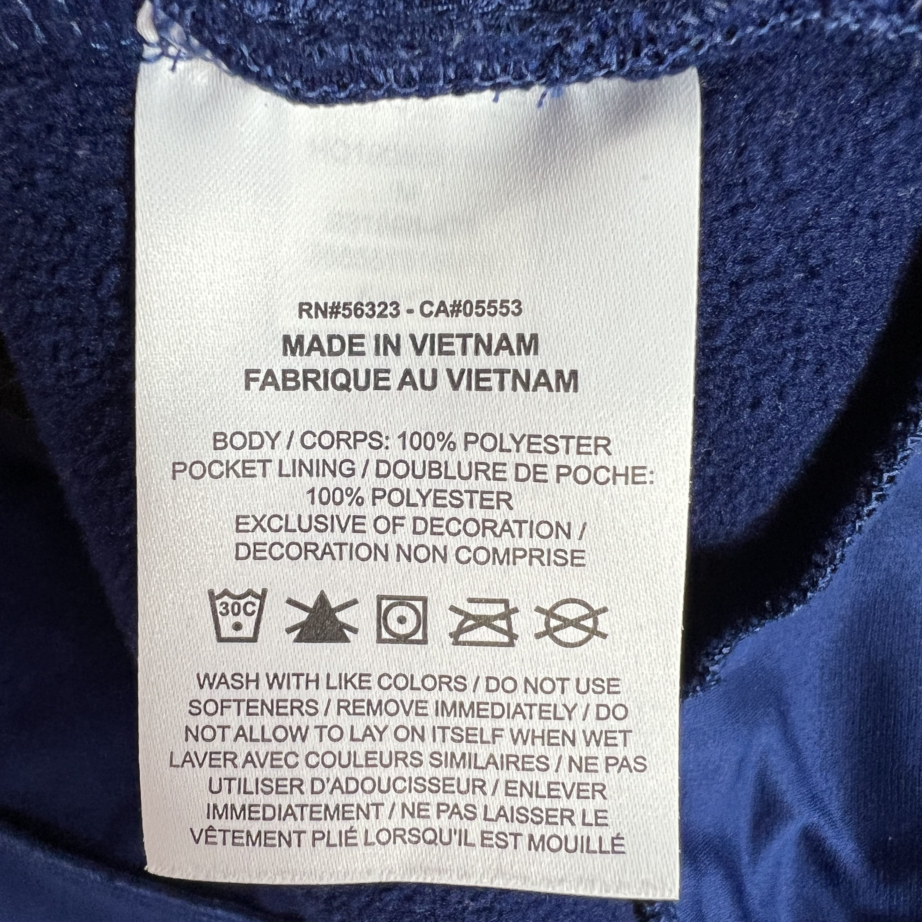 Nike Nike Dri Fit Sweatshirt Blue Black Shiny Full Zip Hoodie Size US M / EU 48-50 / 2 - 8 Thumbnail