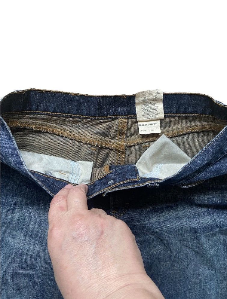 Calvin Klein Calvin Klein Women's Mid-Rise W29 L34 Denim Jeans Flared 90s Size 29" - 2 Thumbnail