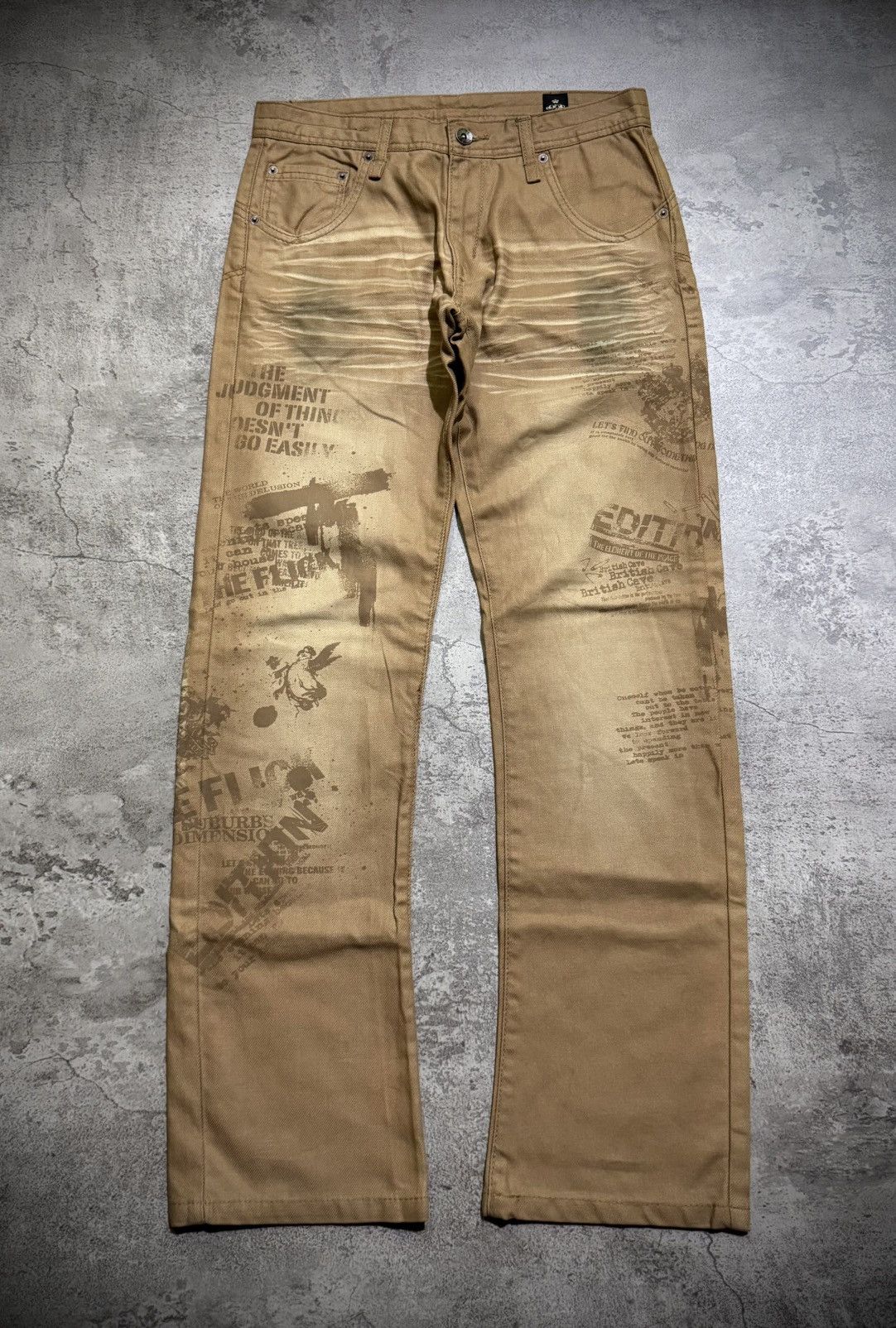 semanticdesign SEMANTICDESIGN IFSIXWASNINE STYLE FADDING BOOTCUT JEANS Size US 30 / EU 46 - 1 Thumbnail