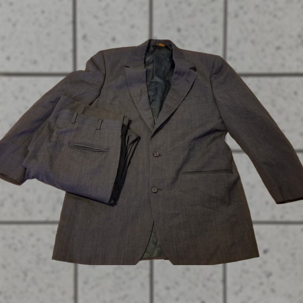 Brooks Brothers Brooks Brothers Mens Wool Suit Gray 40 42 2 Piece Regular Size 40R - 1 Thumbnail