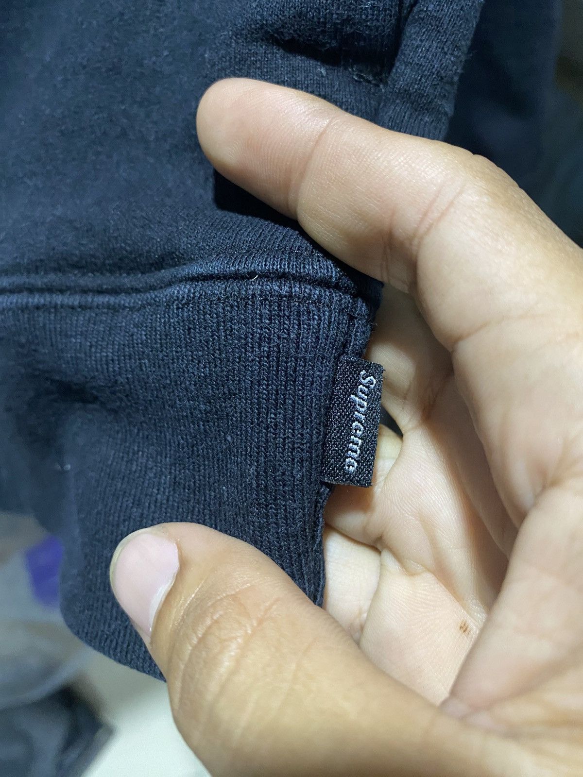 Supreme FW13 Supreme Vertical Logo Panel Crewneck Size US M / EU 48-50 / 2 - 6 Thumbnail
