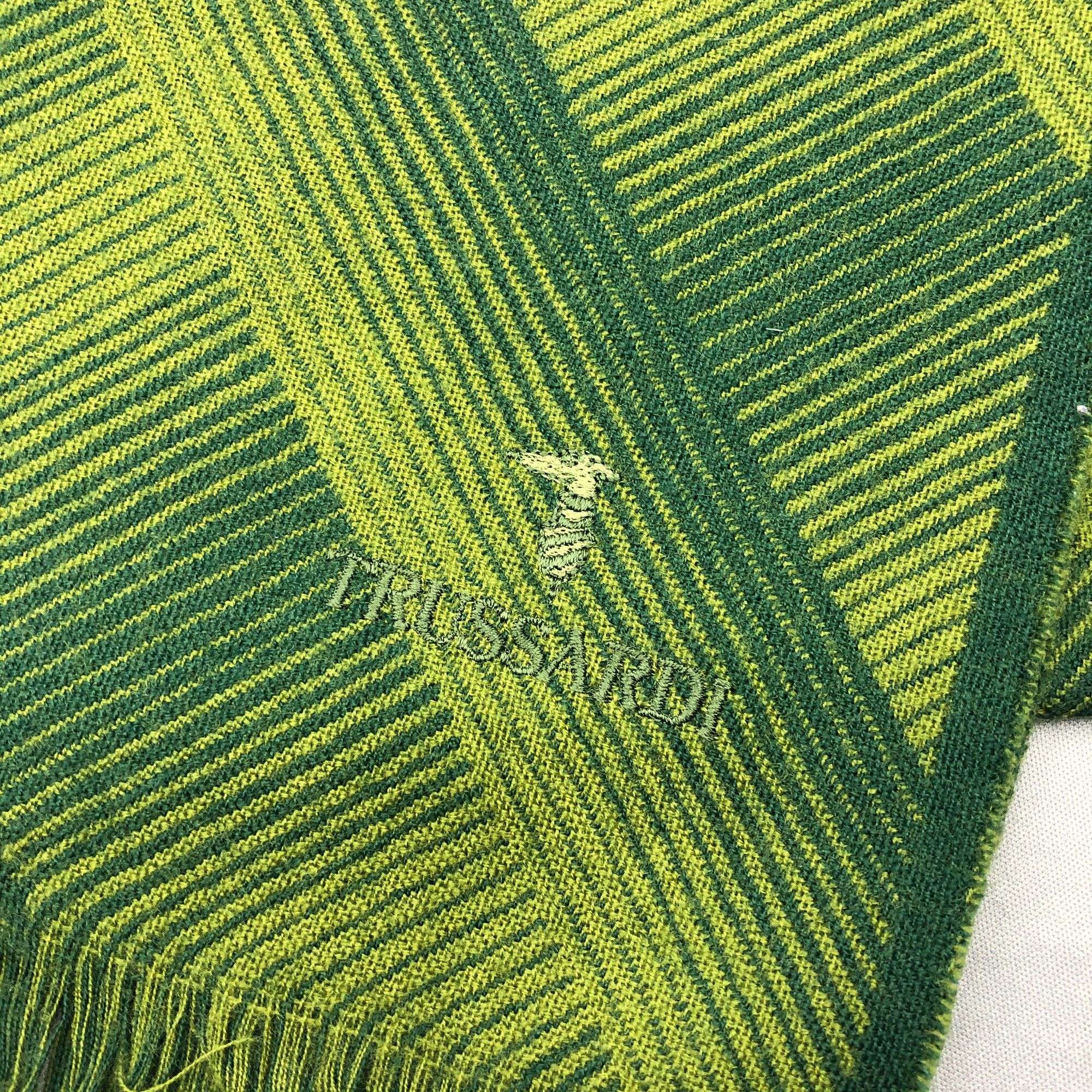 Trussardi Vintage Trussardi Scarf Muffler Wool Winter Scarves Size ONE SIZE - 4 Thumbnail