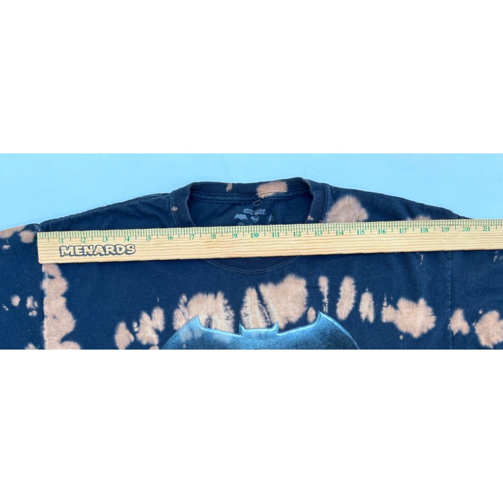 Vintage VINTAGE Men's Justice League Batman Tie Dye T-shirt Sz L Size US L / EU 52-54 / 3 - 7 Thumbnail
