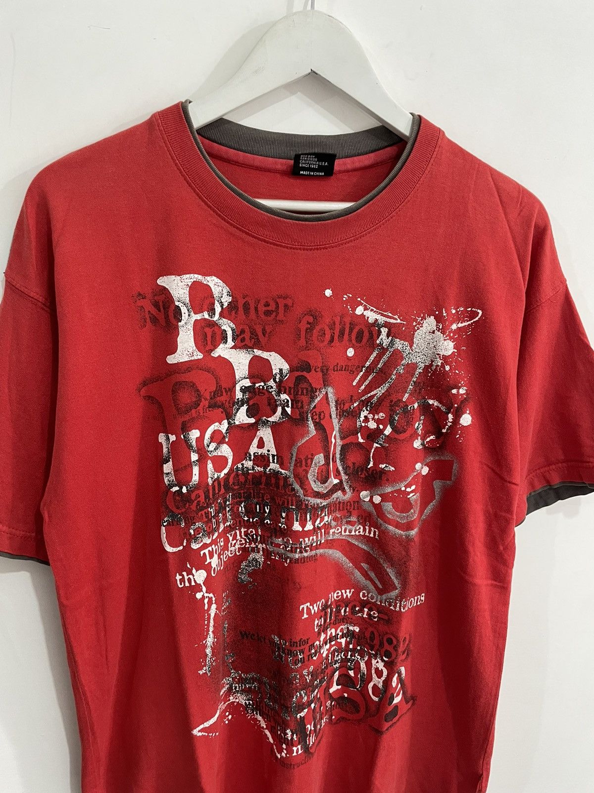 JNCO 2000s Bad Boy Poem shirt double layaer y2k style Size US M / EU 48-50 / 2 - 2 Thumbnail