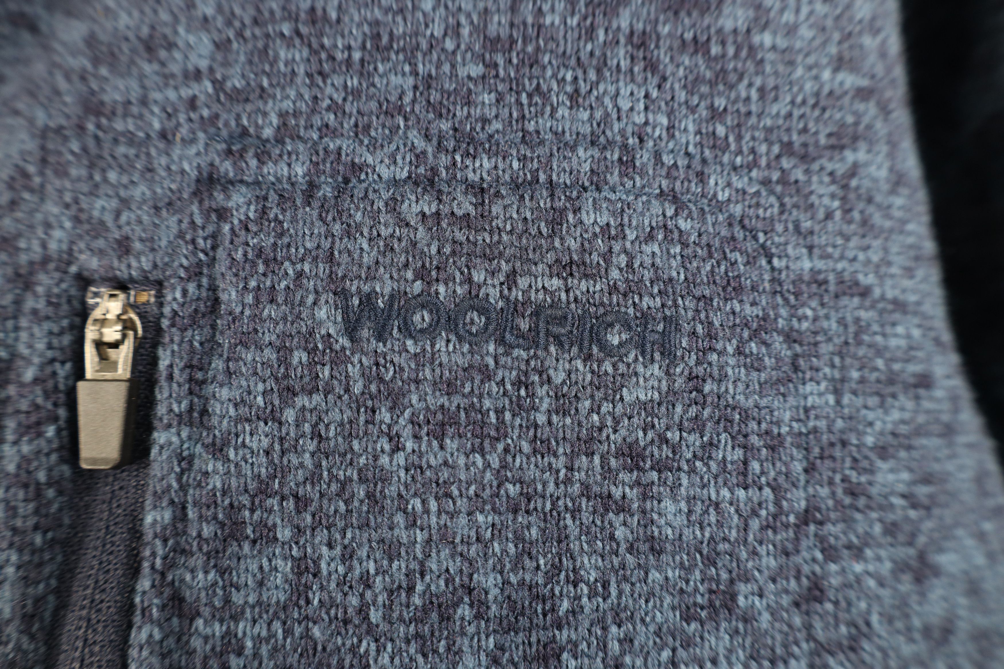 Woolrich Woolen Mills Vintage Y2K Woolrich Knit 1/4 Half Zip Pullover Sweater Blue Size US L / EU 52-54 / 3 - 4 Thumbnail