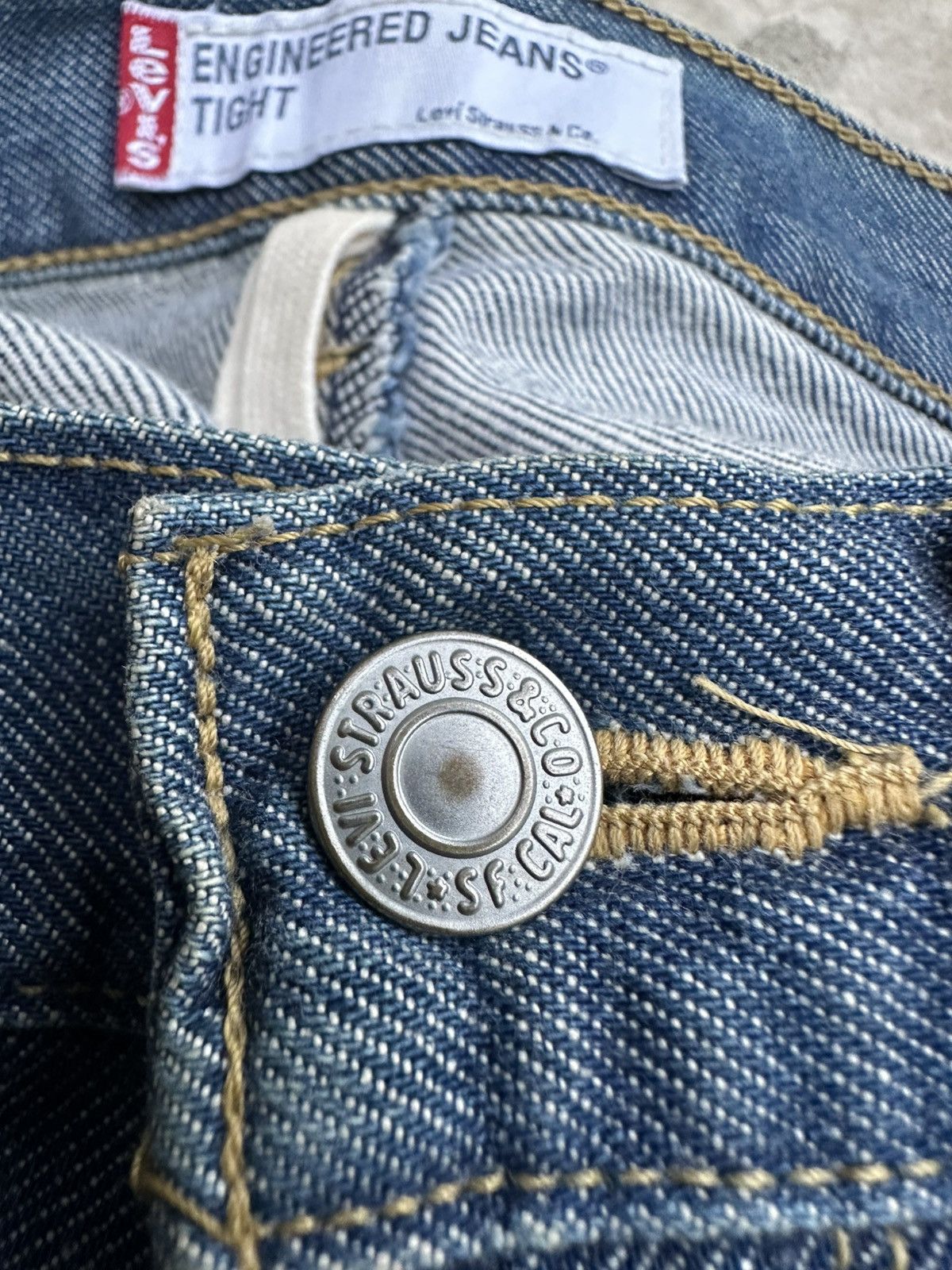 Levi's Vintage Levis Engineered Single Pocket Denim Jeans Size US 29 - 20 Thumbnail
