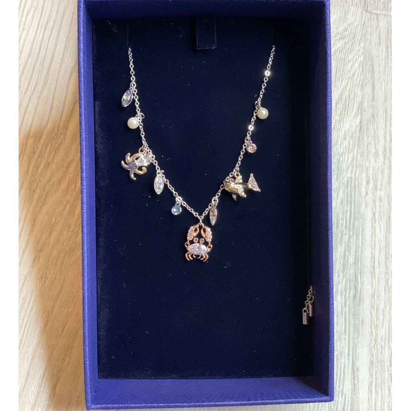 Swarovski Swarovski Ocean Charm adjustable Choker Necklace Size ONE SIZE - 9 Thumbnail