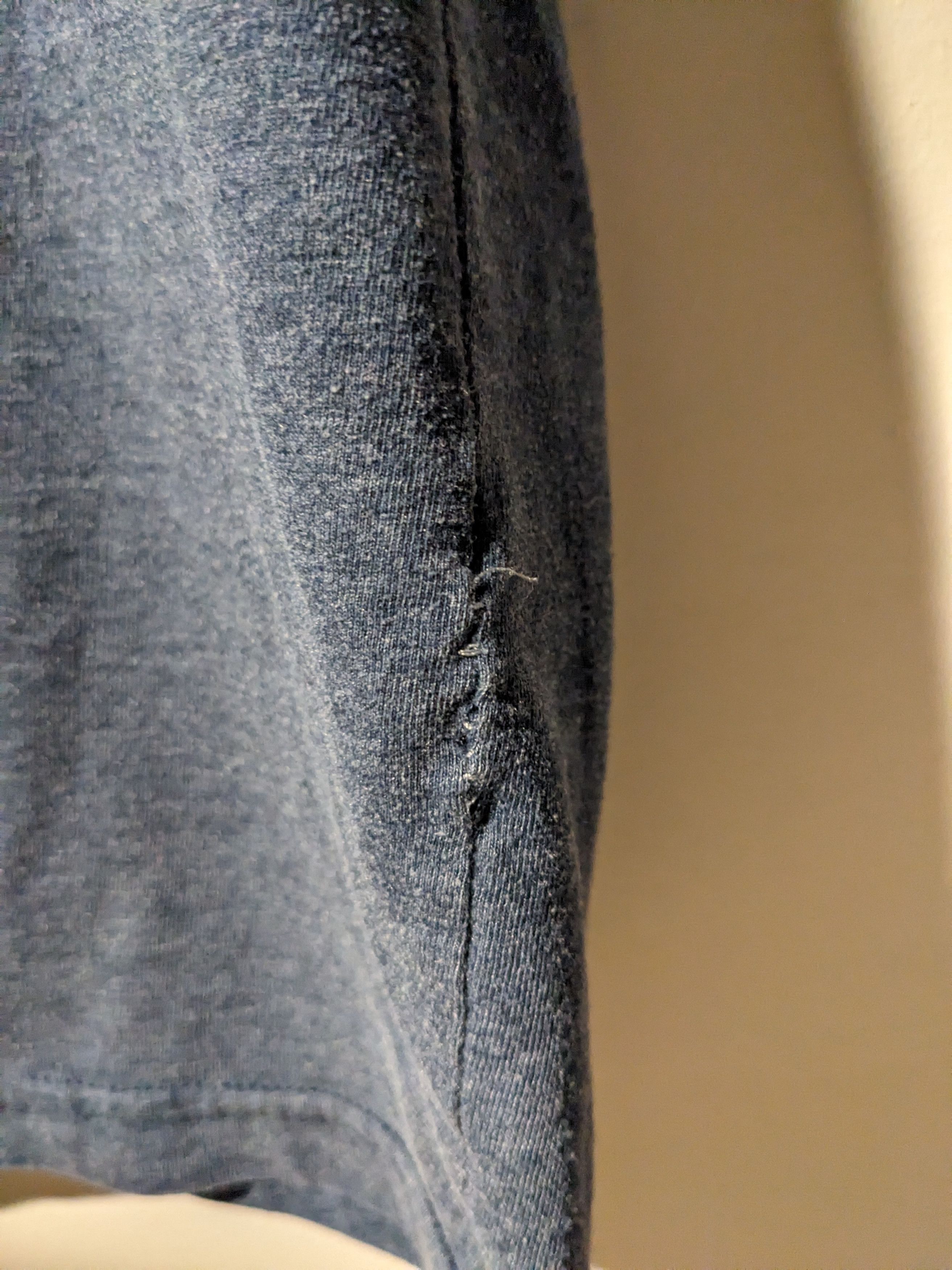 Designer × Patagonia Patagonia Logo Retro Slim Fit Blue XX-Large T-Shirt Size US XXL / EU 58 / 5 - 4 Thumbnail