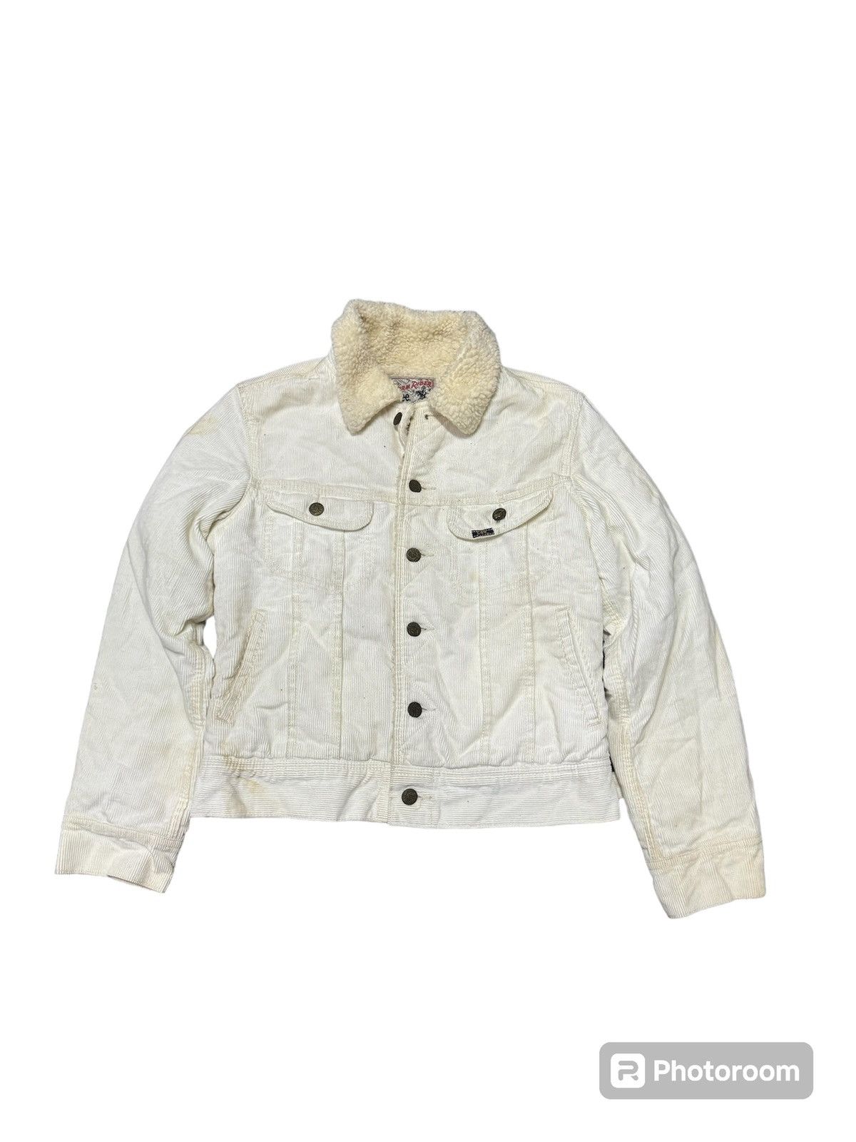 Lee × Vintage VINTAGE LEE STORM RIDERS SHERPA CORDUROY JACKET Size L / US 10 / IT 46 - 1 Thumbnail