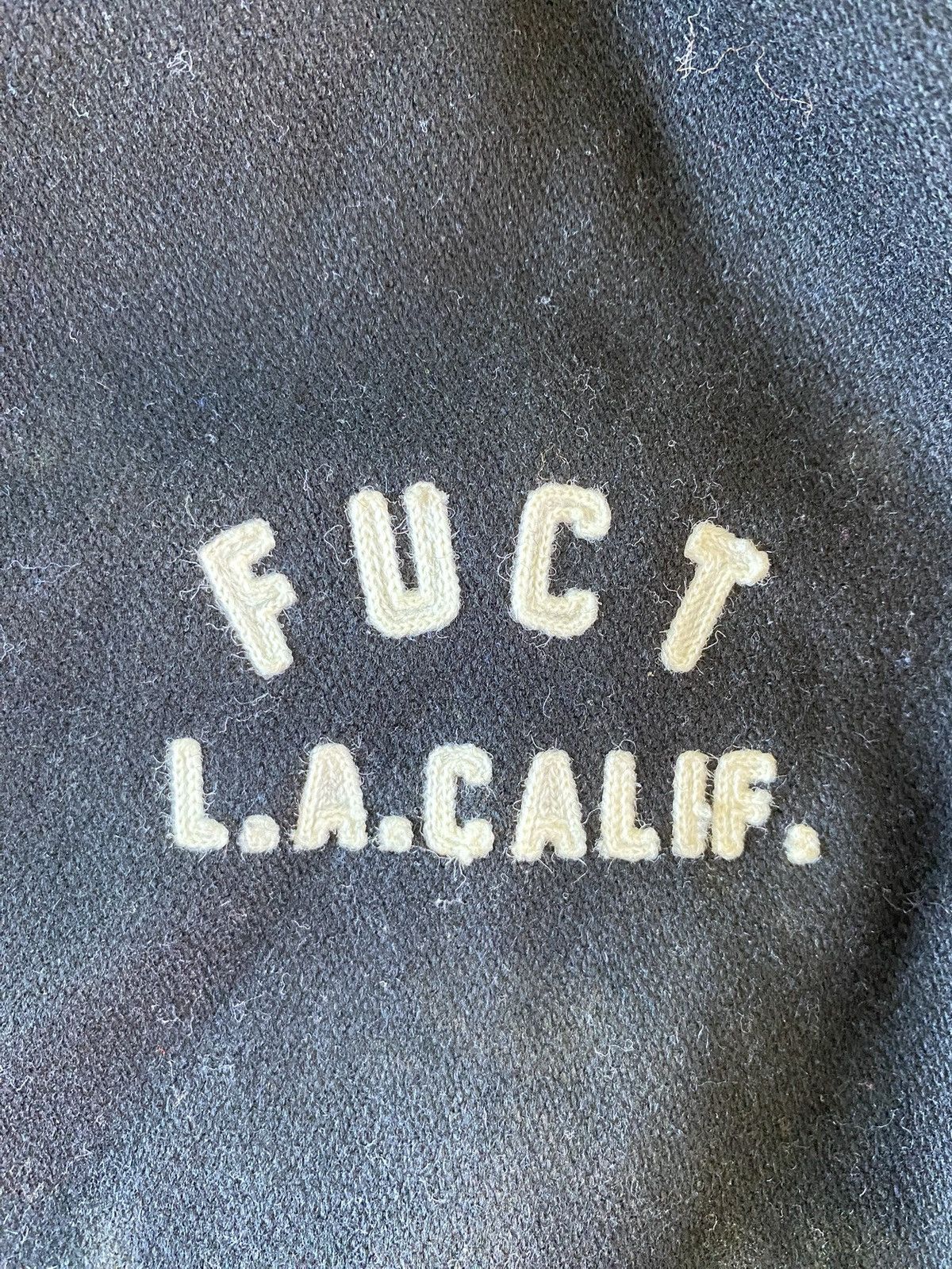 FUCT 2013 FUCT ‘Roll it Up’ Leather College Bomber Jacket Size US L / EU 52-54 / 3 - 3 Thumbnail