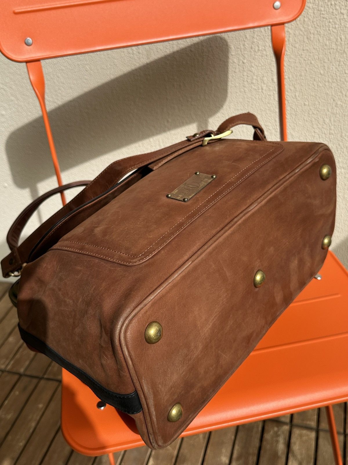 Other LaLaQueen Large Doctor Bag Brown Leather Size ONE SIZE - 7 Thumbnail