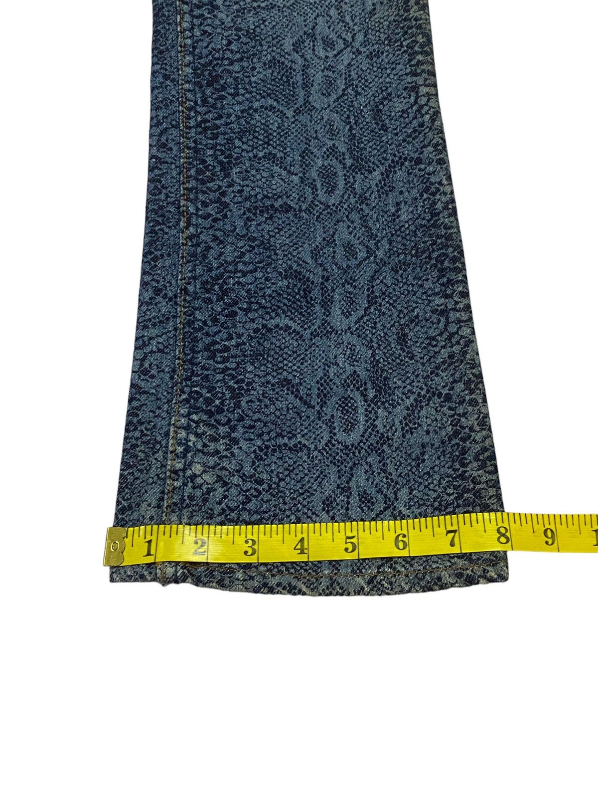 Hysteric Glamour Rare‼️Hysteric Glamour Snakeskin Denim Pants Size US 29 - 10 Thumbnail