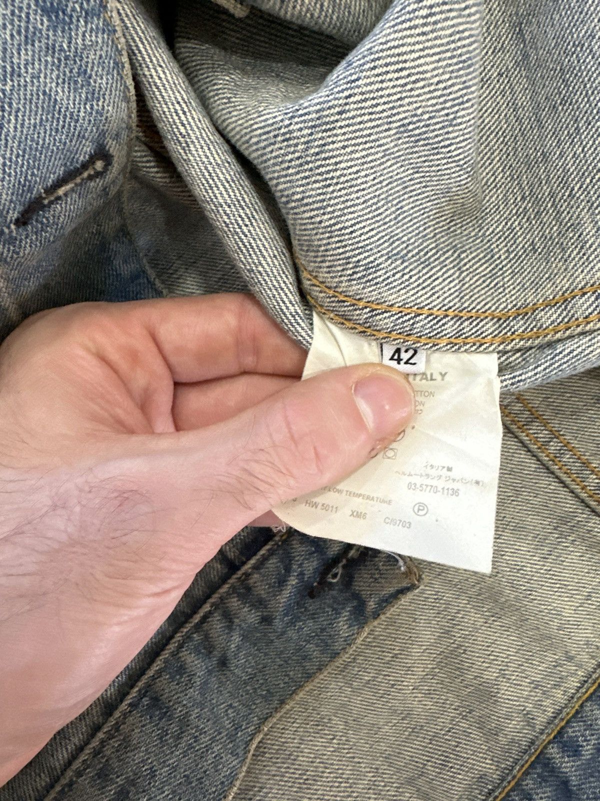 Helmut Lang Helmut lang vintage denim jacket Size US XS / EU 42 / 0 - 4 Thumbnail